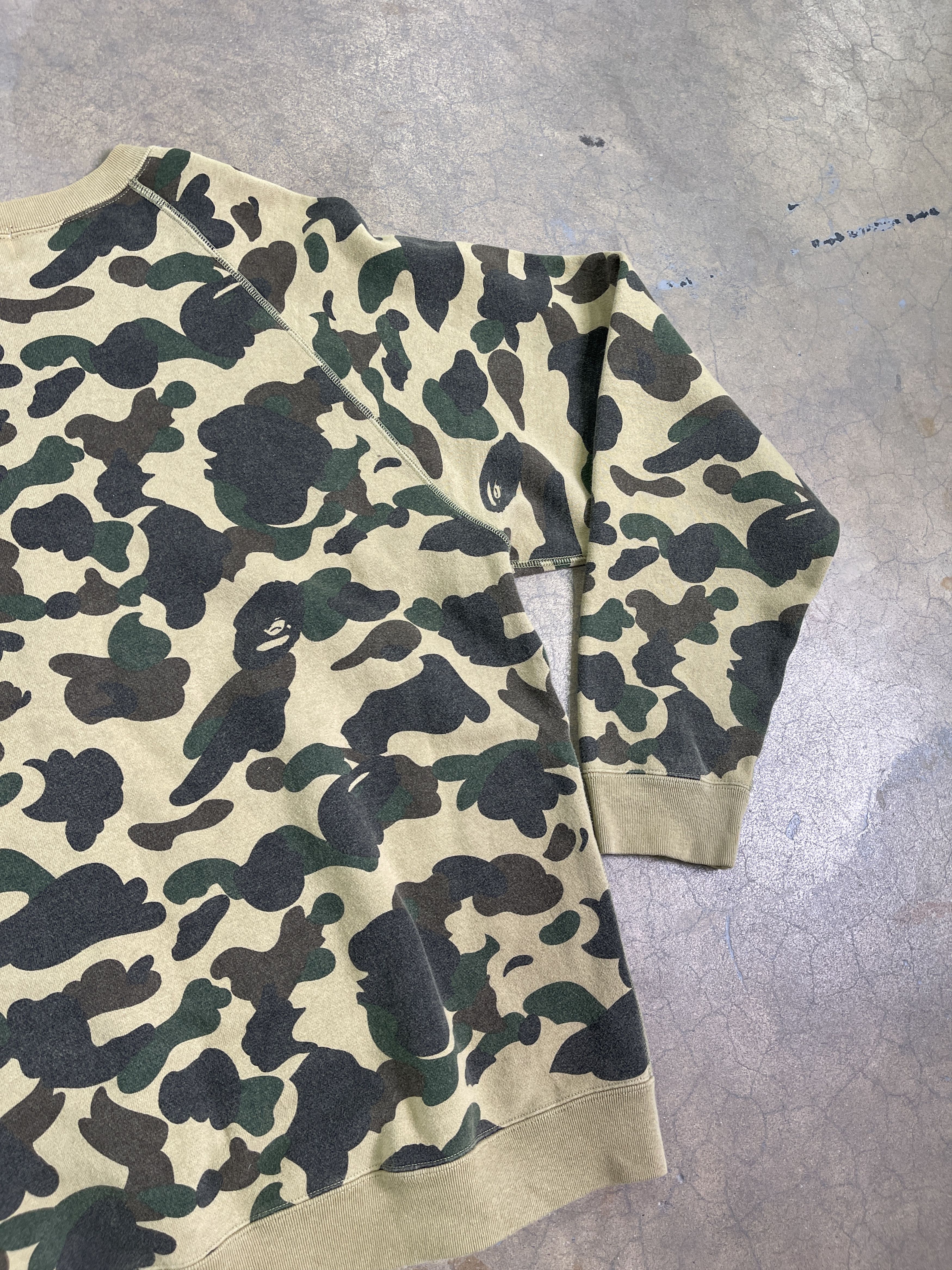 Bape OG Bape Camo College Crewneck. Size US L / EU 52-54 / 3 - 3 Thumbnail