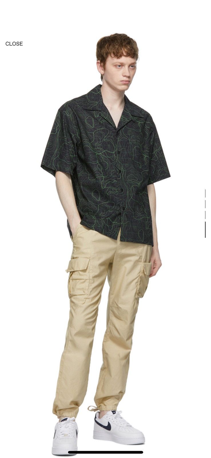 John Elliott Beige Sateen Cargo Pants Size US 28 / EU 44 - 2 Thumbnail
