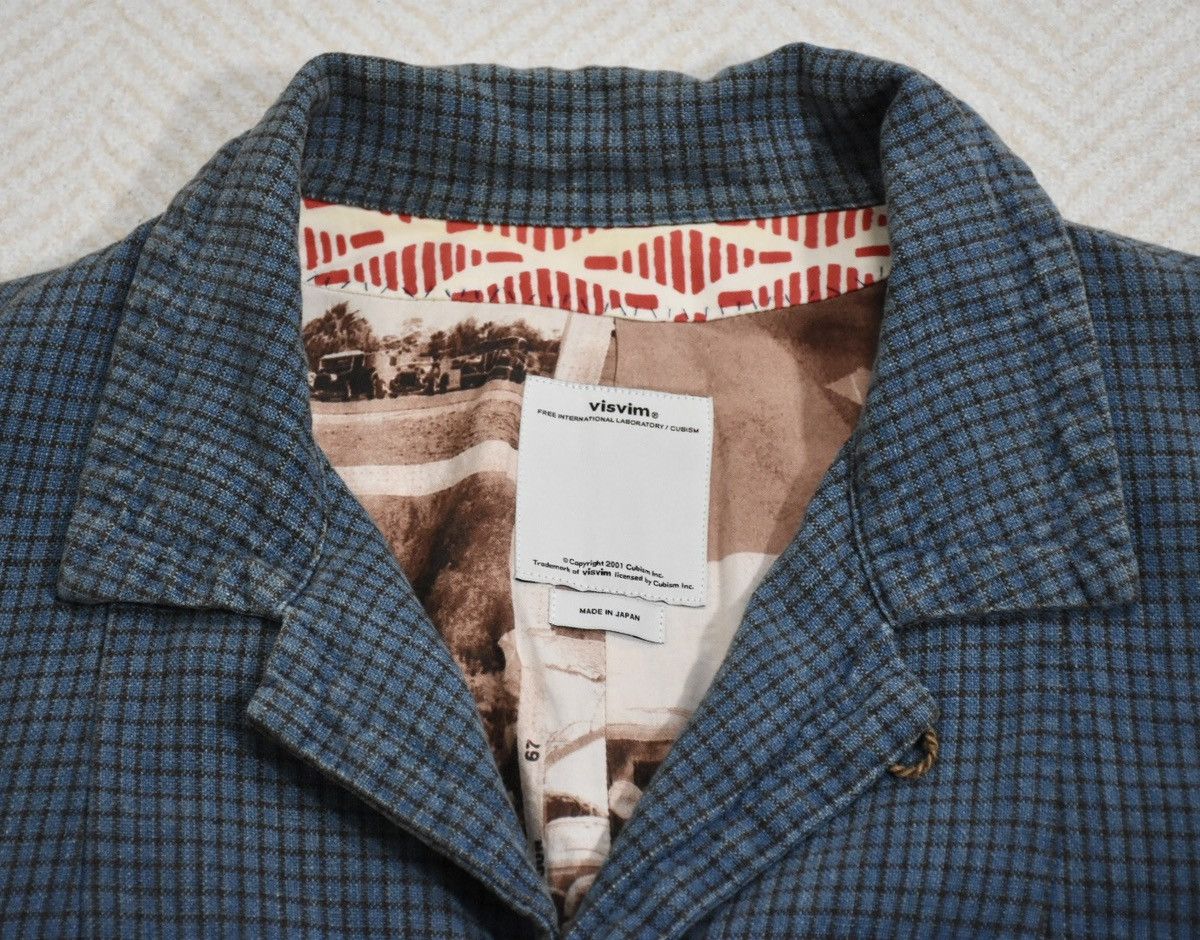 Visvim Visvim Mies Coat Indigo Check size4 Size US XL / EU 56 / 4 - 4 Thumbnail