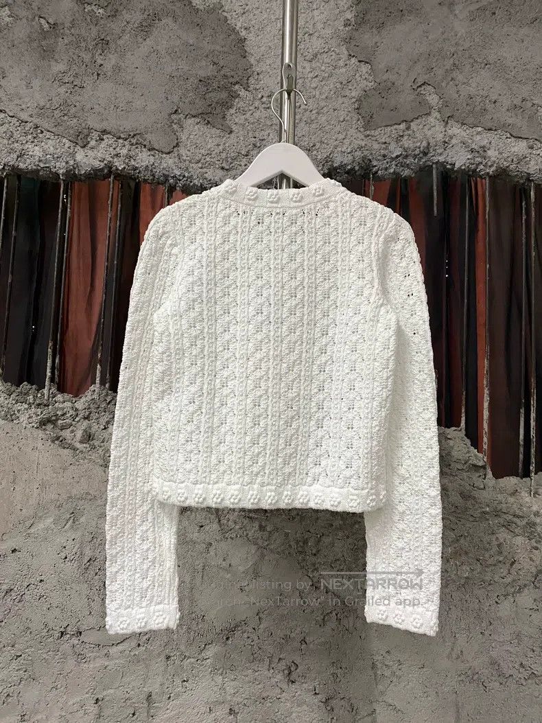 Chanel Chanel Camelia hollow knitwear sweater Size XXS / US 00 / IT 34 - 2 Thumbnail