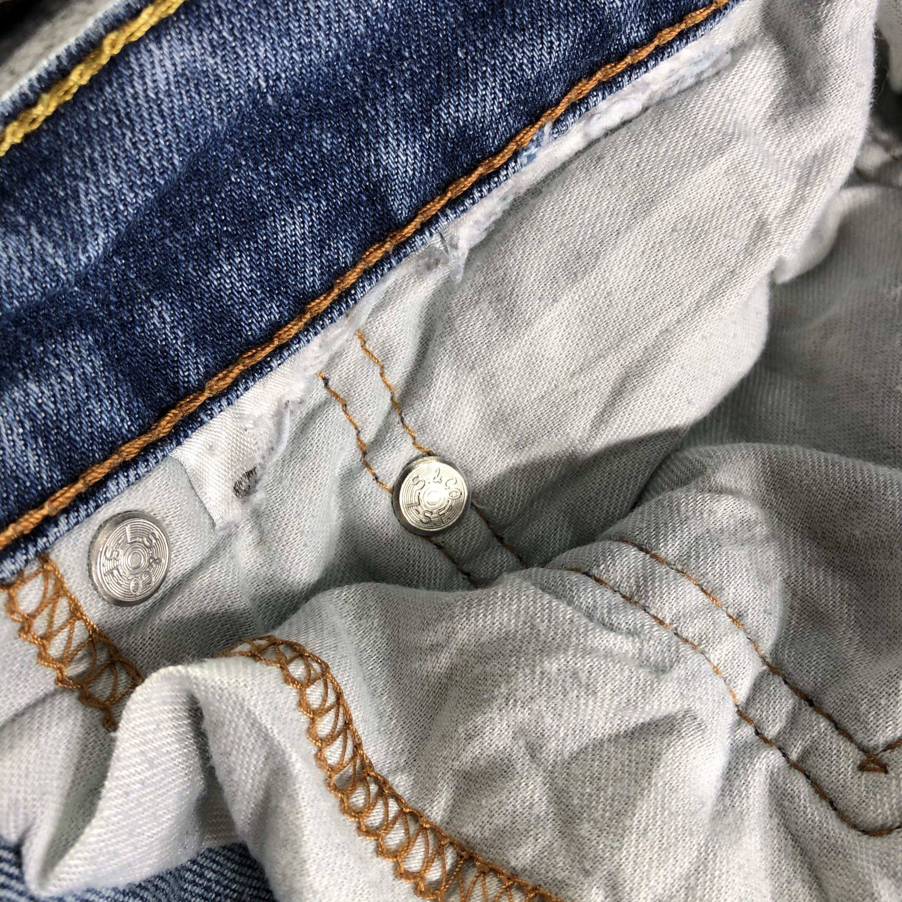 Levi's 90s Vintage Blue Wash Levis 559 Jeans-J4268 Size US 38 / EU 54 - 9 Thumbnail