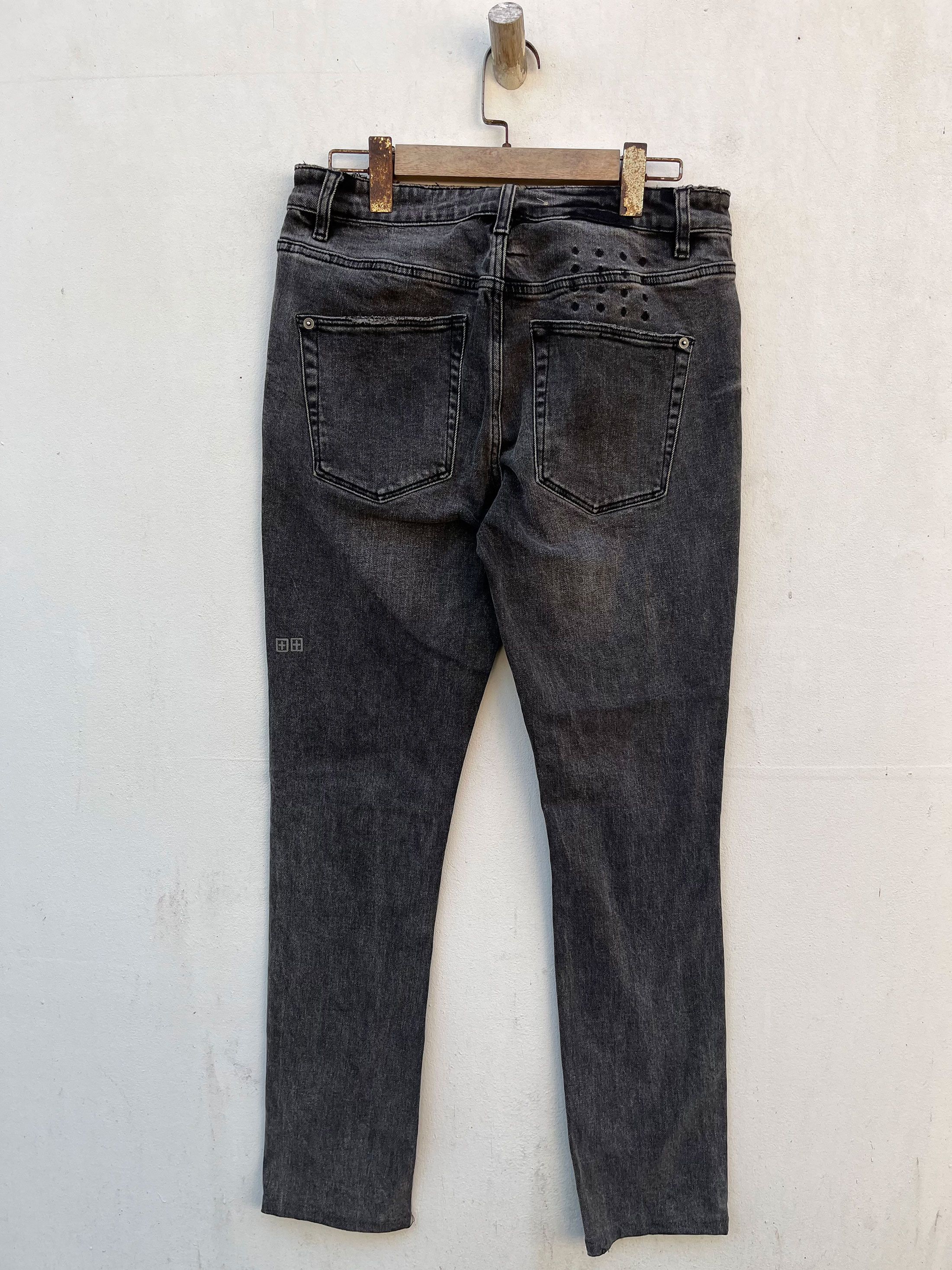 Designer × Ksubi Ksubi Exile Distressed Trashed Stretchable Jeans Size US 31 - 4 Thumbnail