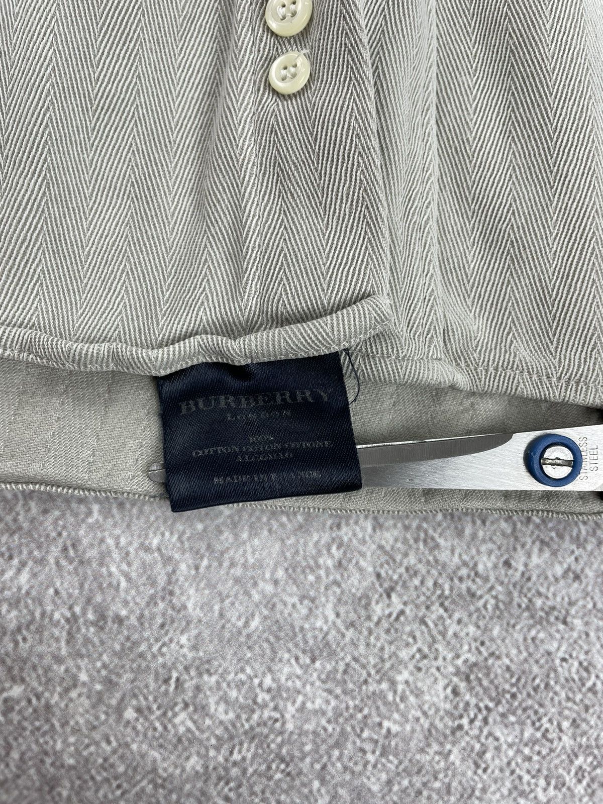 Burberry × Vintage Vintage Burberry London Long Sleeve Shirt Size US M / EU 48-50 / 2 - 7 Thumbnail