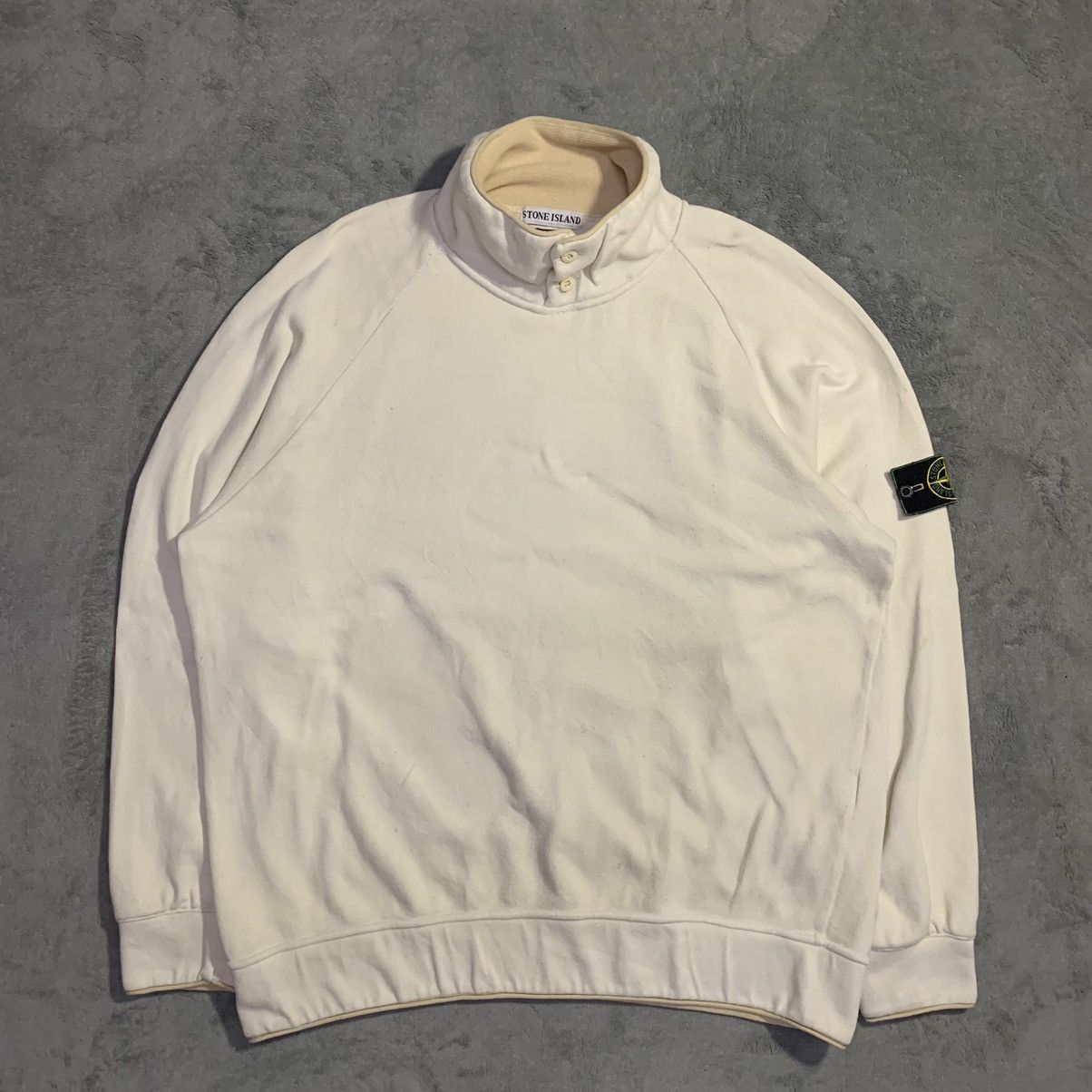 Stone Island Vtg 90's Stone Island Sweatshirt Size US XL / EU 56 / 4 - 2 Thumbnail