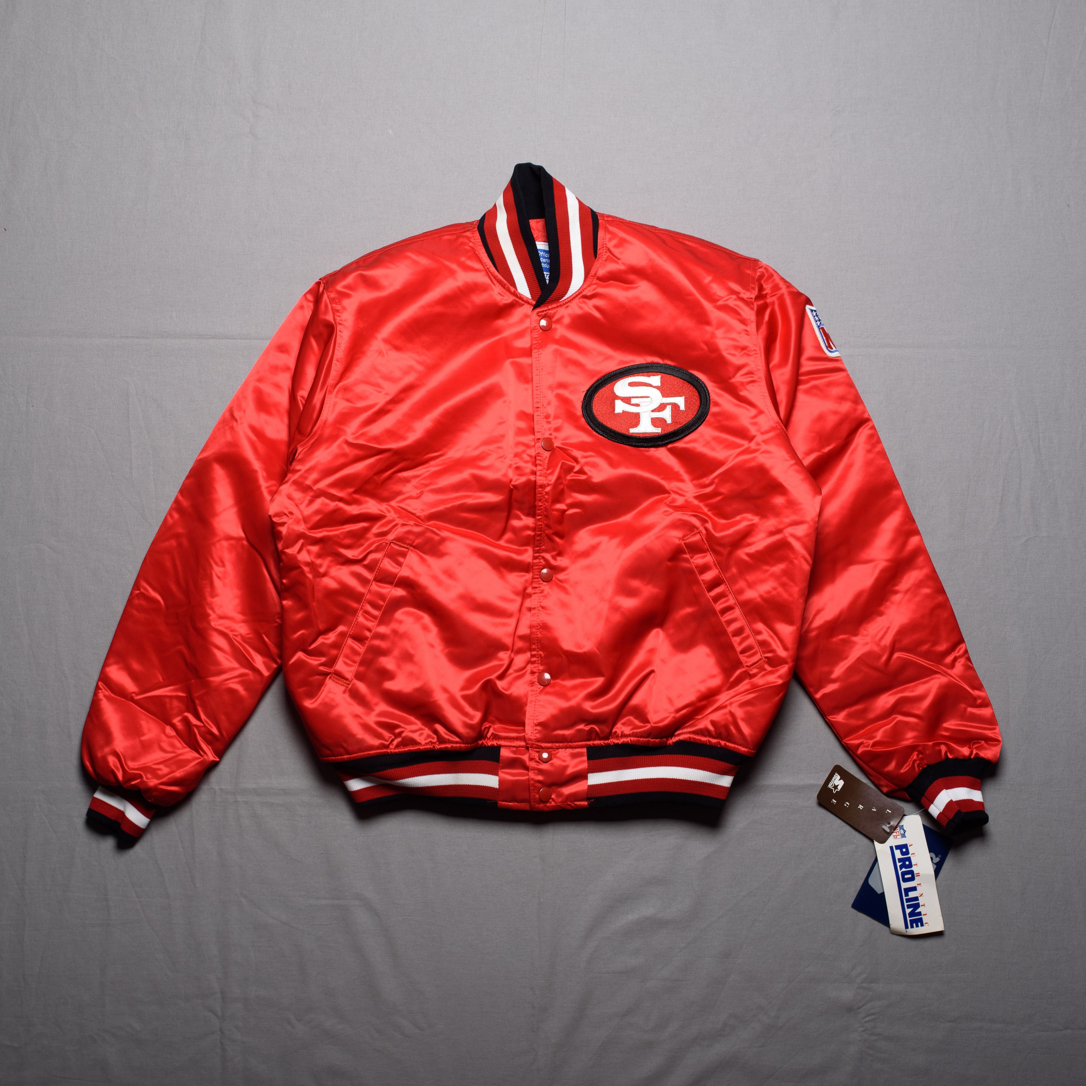 NFL × Starter Vintage San Francisco 49ers Starter Bomber Jacket Size US L / EU 52-54 / 3 - 1 Thumbnail