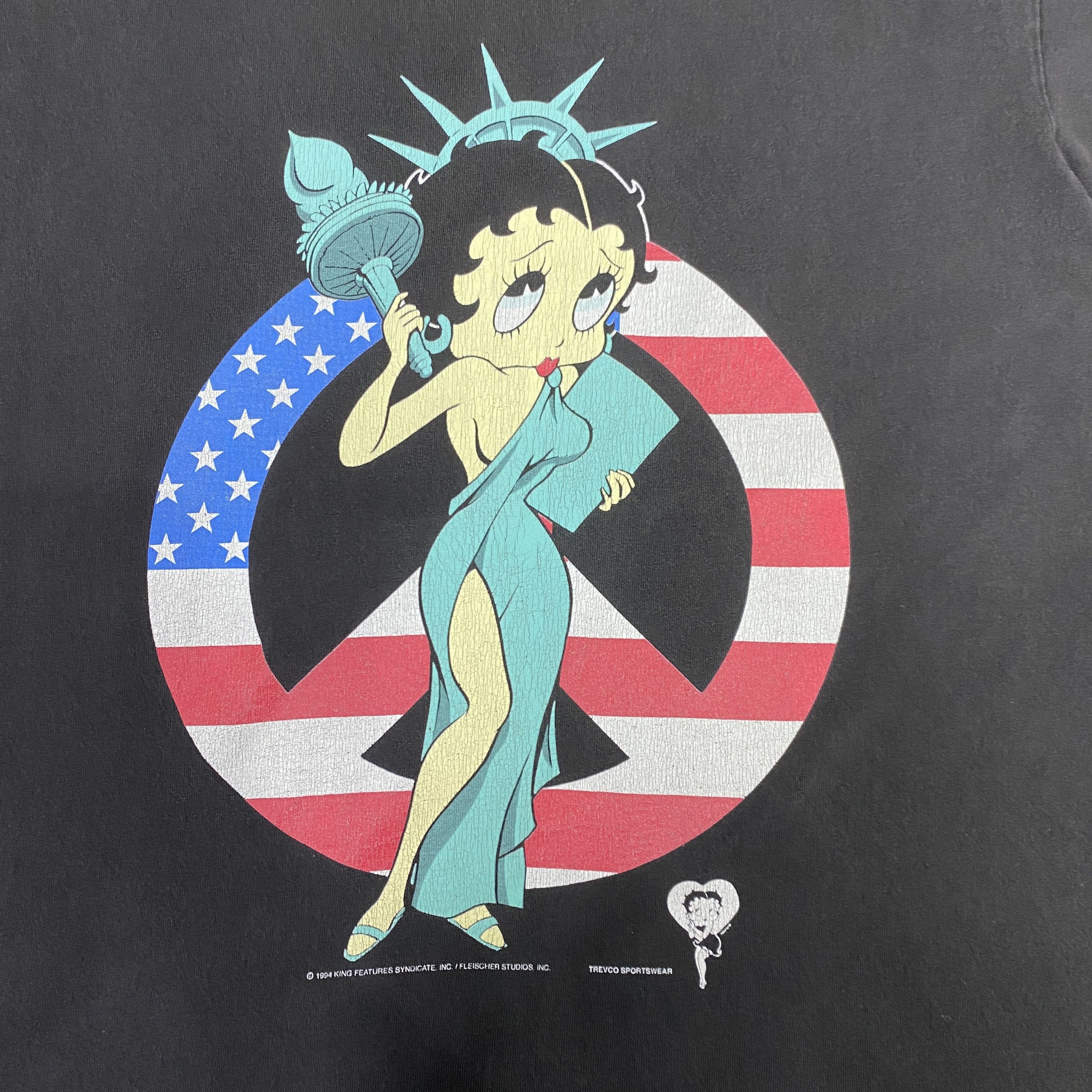 Hanes Vintage 90s Betty Boop Tshirt - I061 Size US M / EU 48-50 / 2 - 8 Thumbnail