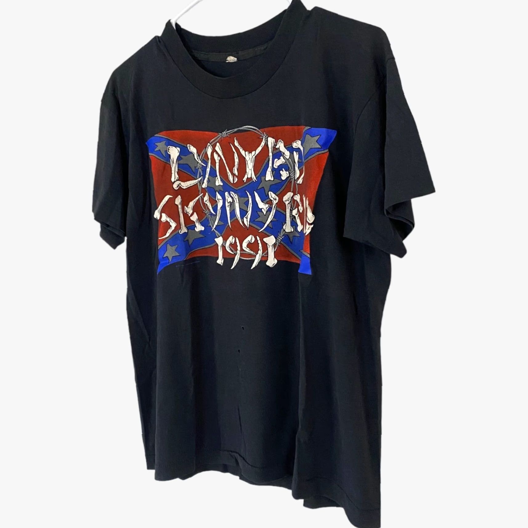 Vintage VINTAGE Lynyrd Skynyrd Tour Concert T Shirt Black Mens Large L 90s Music Rock Shirt Mens Size US L / EU 52-54 / 3 - 2 Thumbnail