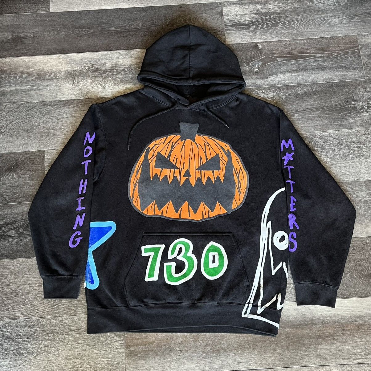 Asspizza Asspizza 2022 Pumpkin Nothing Matters Puff Print Logo Hoodie Size US L / EU 52-54 / 3 - 1 Thumbnail