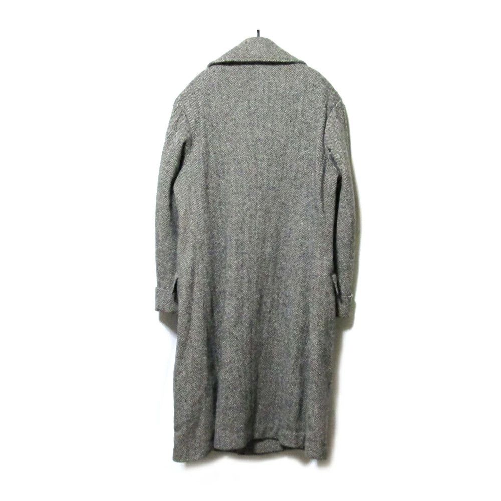 Yohji Yamamoto Yohji Yamamoto Pour Homme Herringbone Tweed Long Coat Size US L / EU 52-54 / 3 - 2 Thumbnail