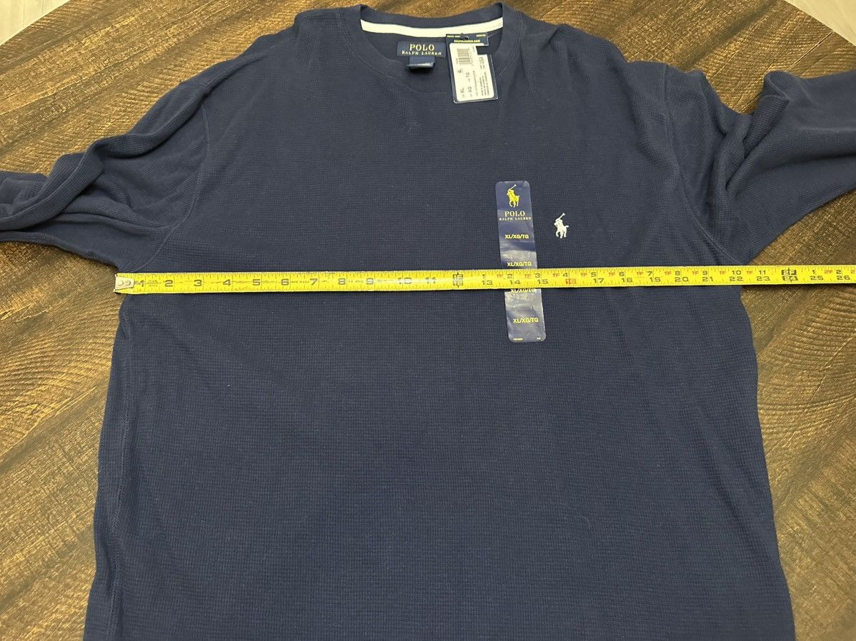 Polo Ralph Lauren NWT Polo Ralph Lauren Mens Waffle Knit Thermal L/S Navy-XL Size US XL / EU 56 / 4 - 6 Thumbnail