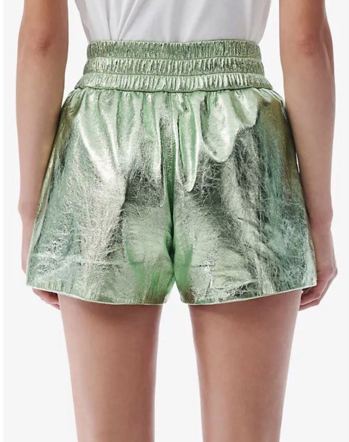 Iro NWT Leather Shorts Size 28" / US 6 / IT 42 - 2 Thumbnail