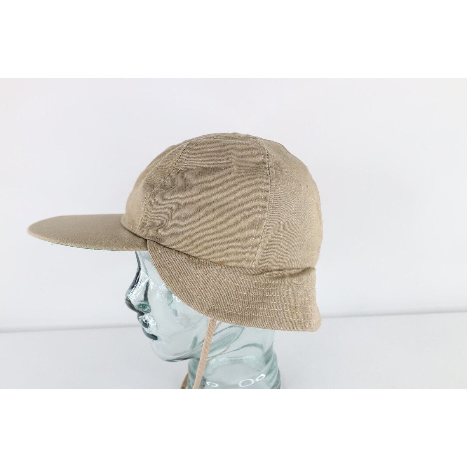 Vintage Vintage 80s 90s Broner Long Bill Ear Flap Safari Hat Size ONE SIZE - 7 Thumbnail