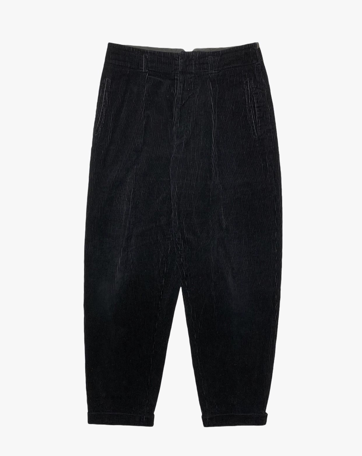 image of Vintage 1980S Comme Des Garcons Corduroy Pants in Black, Men's (Size 30)