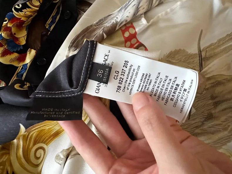 Versace Versace Mulberry silk shirt dress Size XS / US 0-2 / IT 36-38 - 4 Thumbnail