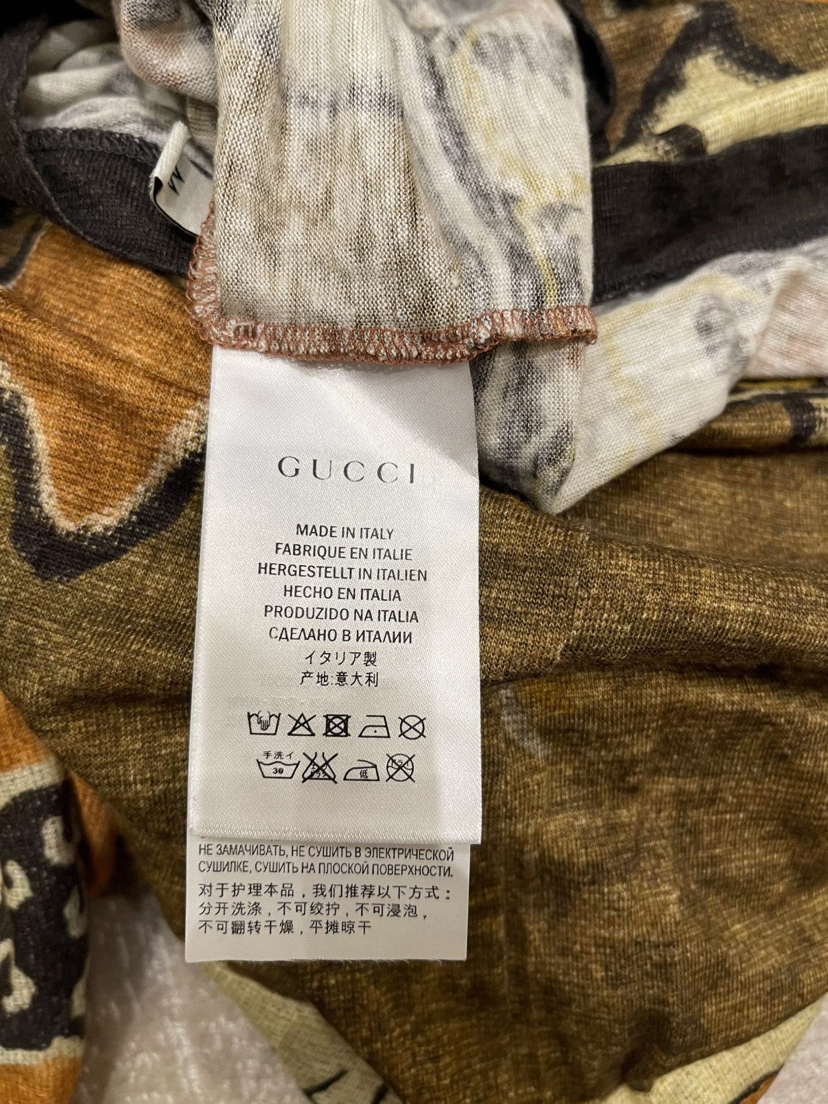 Gucci Gucci Linen Tiger TShirt Size US M / EU 48-50 / 2 - 11 Thumbnail