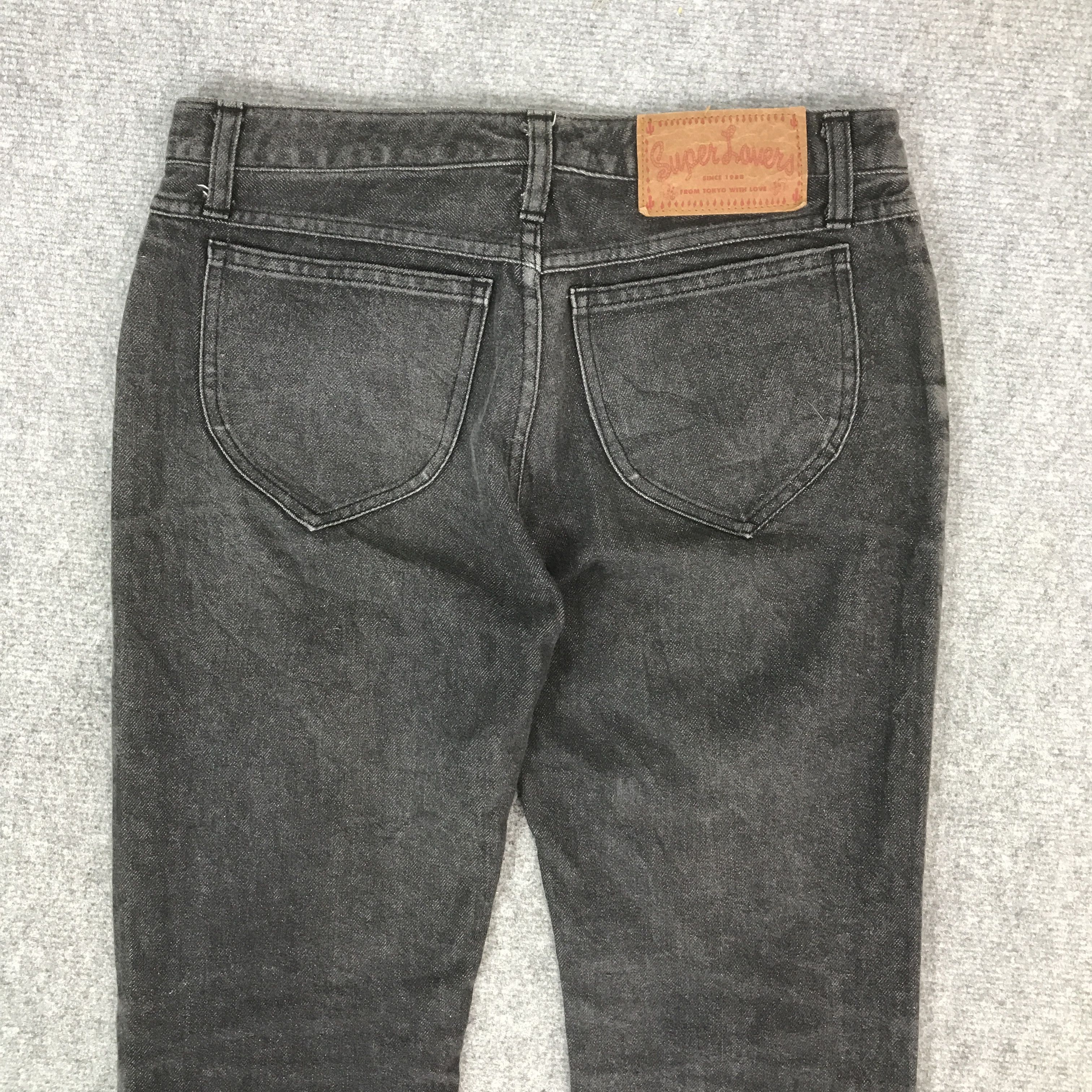 Super Lovers SUPER LOVERS BOOTCUT BLACK DENIM K54B15 Size US 28 / EU 44 - 5 Thumbnail