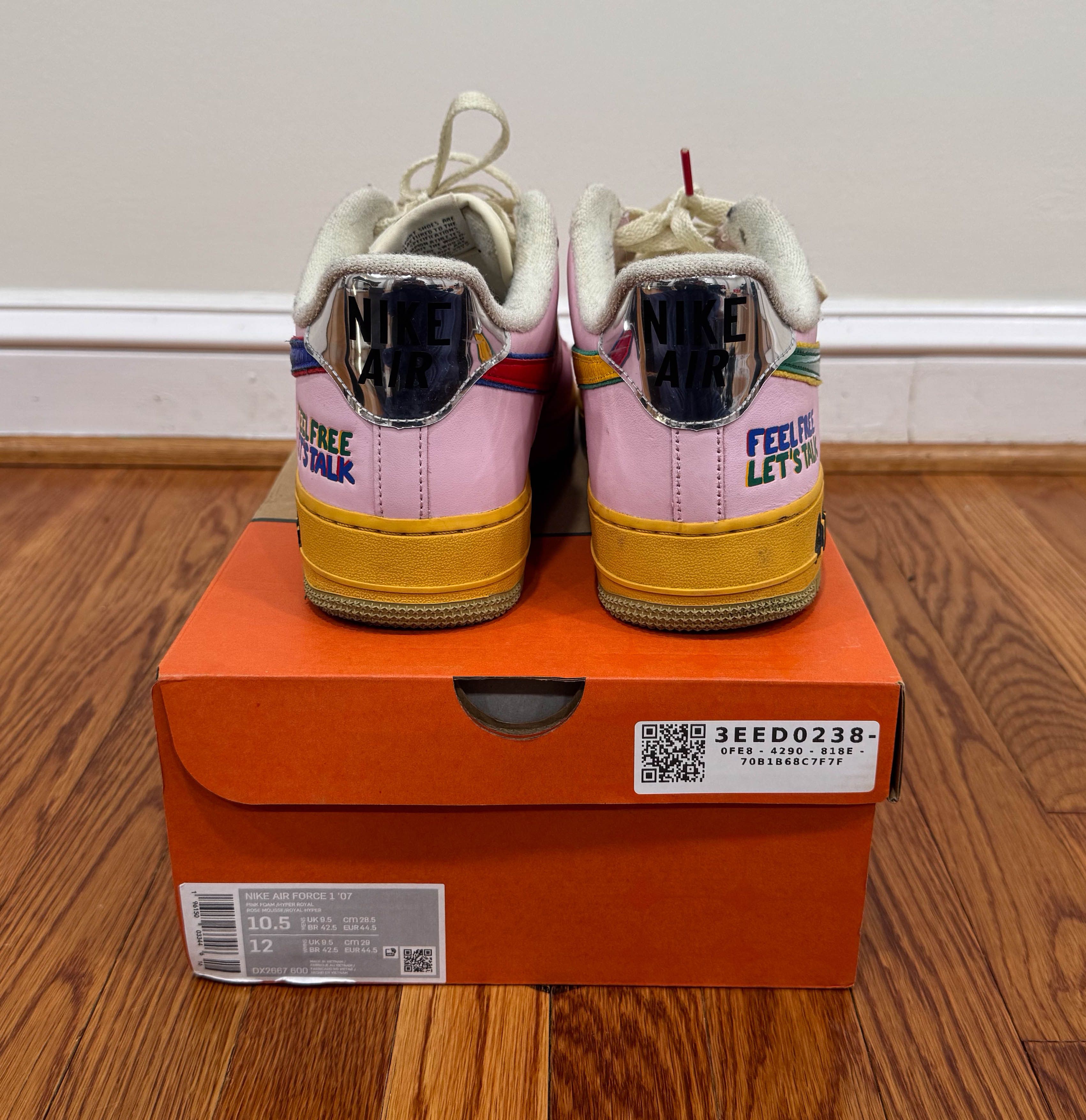 Nike Nike Air Force 1 Feel Free Let's Talk Size US 10.5 / EU 43-44 - 2 Thumbnail