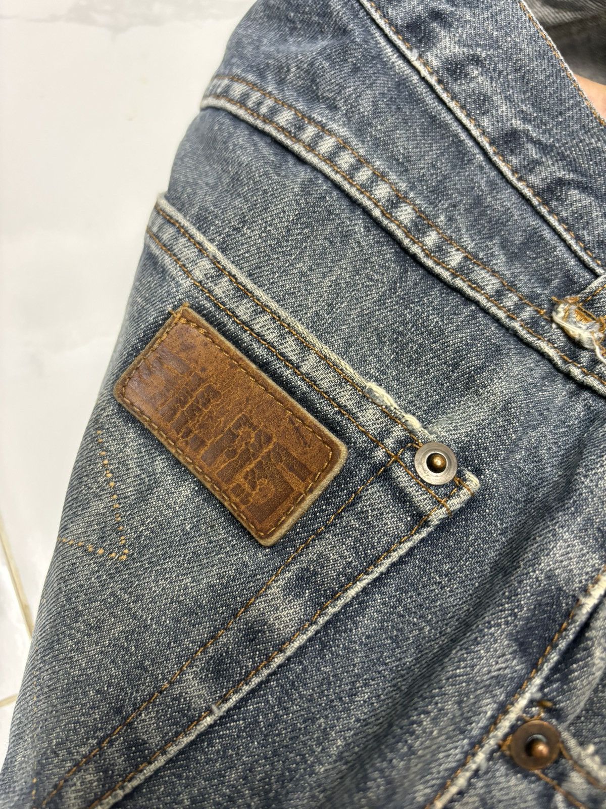 If Six Was Nine 🔥SILAS JAPANESE DISTRESS JEANS Size US 32 / EU 48 - 11 Thumbnail