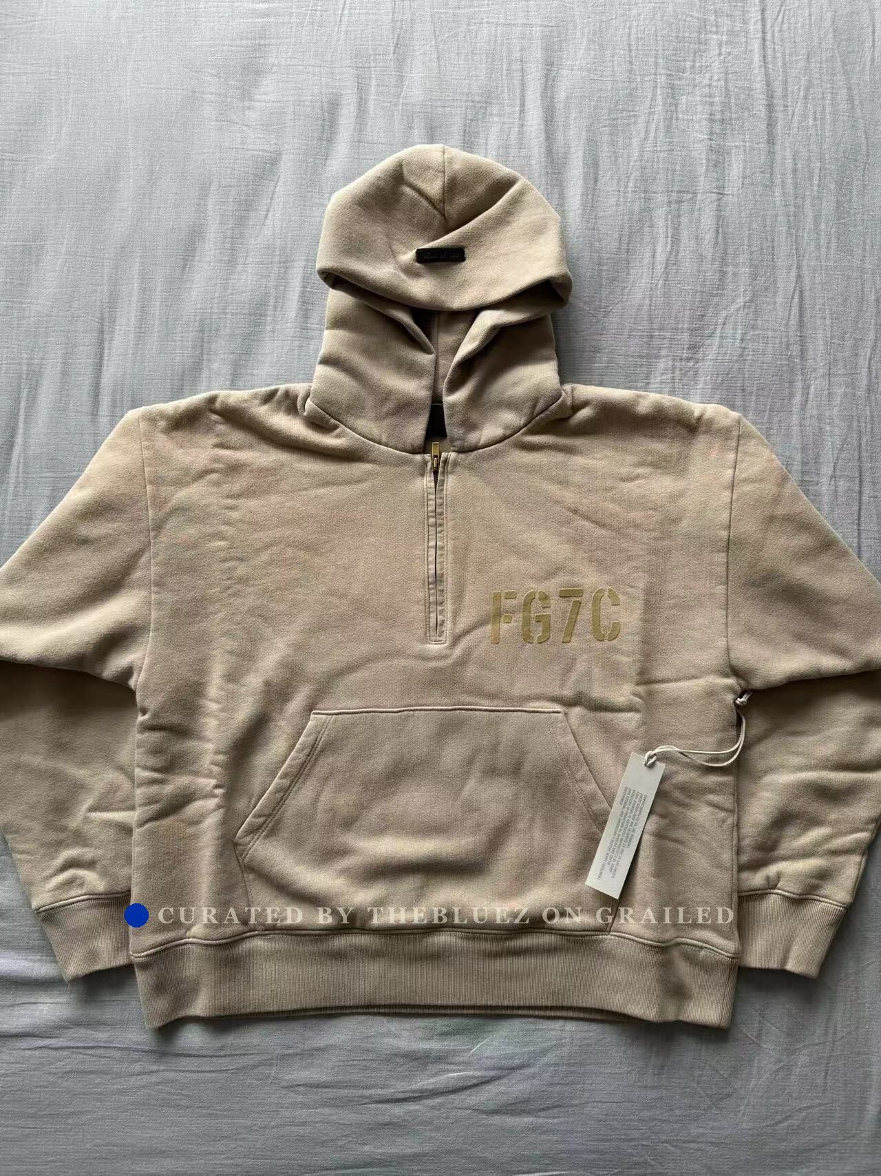 Fear of God Fear of God 7th Zip Distressed Hoodie XS Size US XS / EU 42 / 0 - 1 Thumbnail