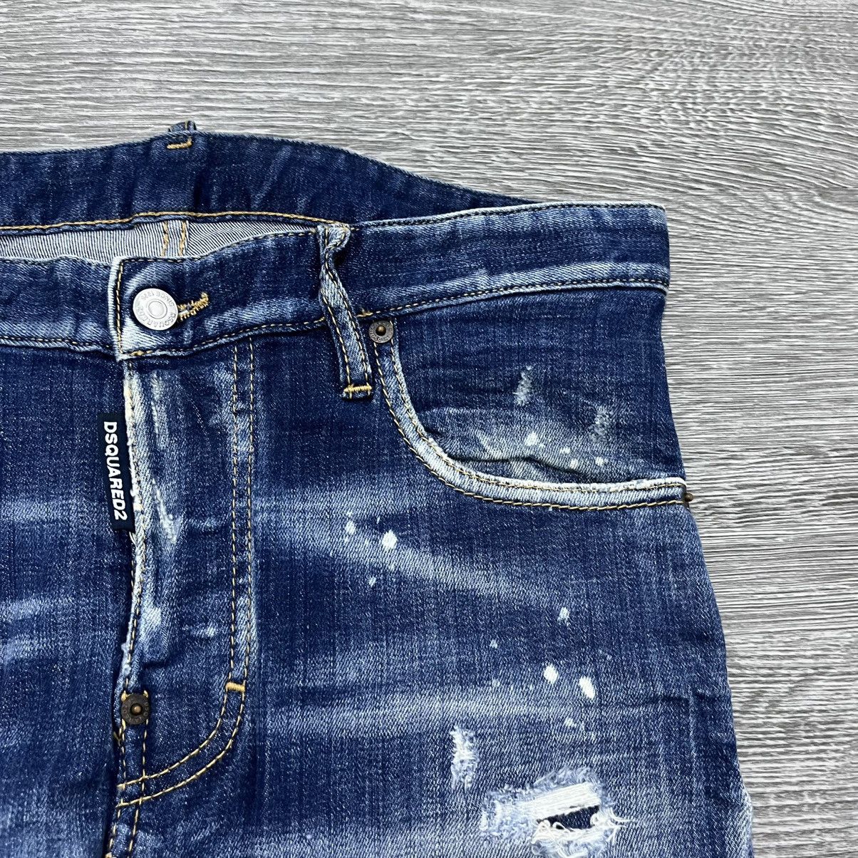 Dsquared2 VINTAGE Dsquared2 Distressed Ripped Denim Pant Stretch Size US 31 - 4 Thumbnail