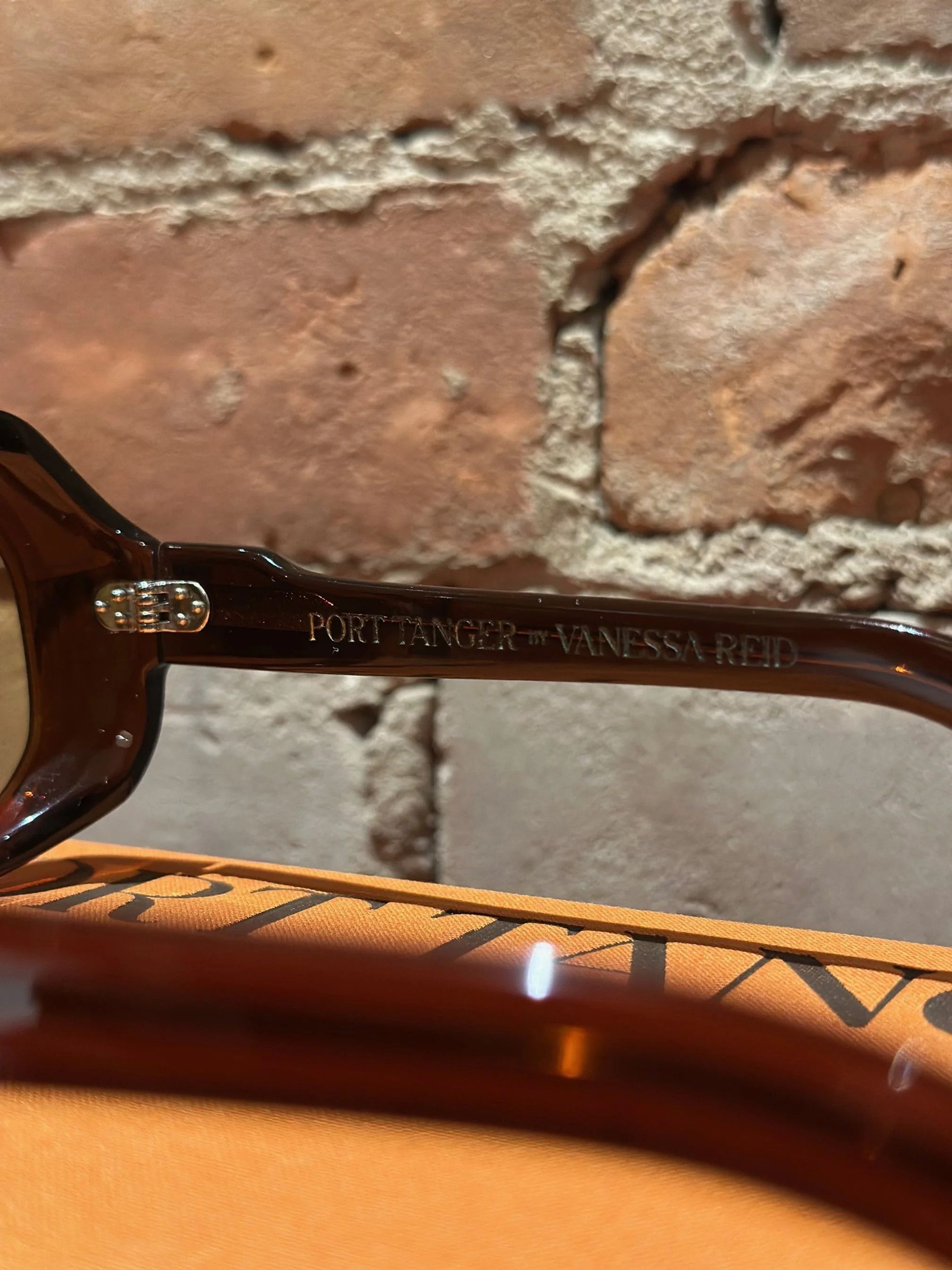 Port Tanger Port Tanger x Vanessa Reid “Kuky” Sunglasses — Bunaa Amber Size ONE SIZE - 7 Thumbnail