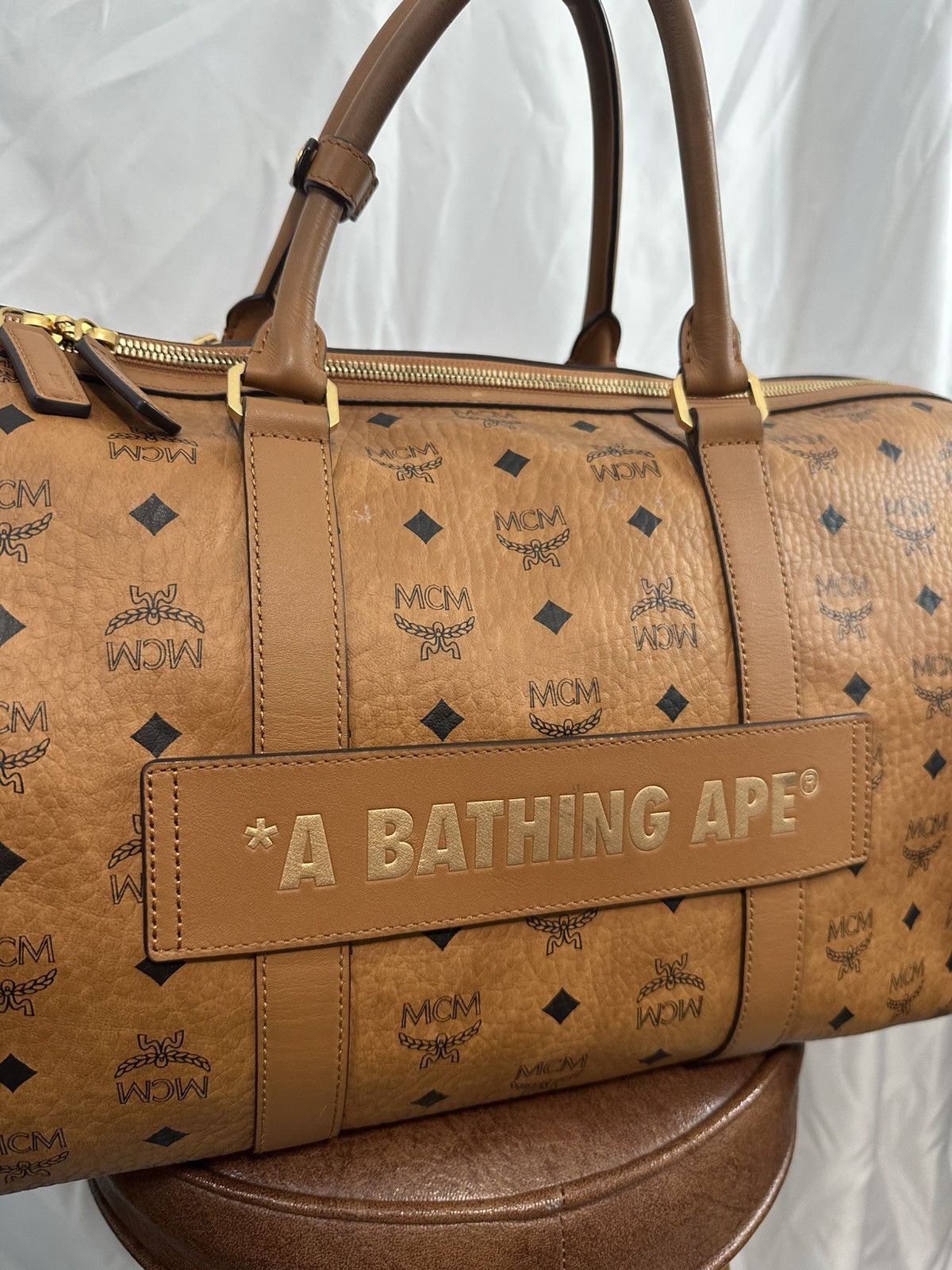 Bape × MCM Mcm x Bape Duffle Size ONE SIZE - 4 Thumbnail