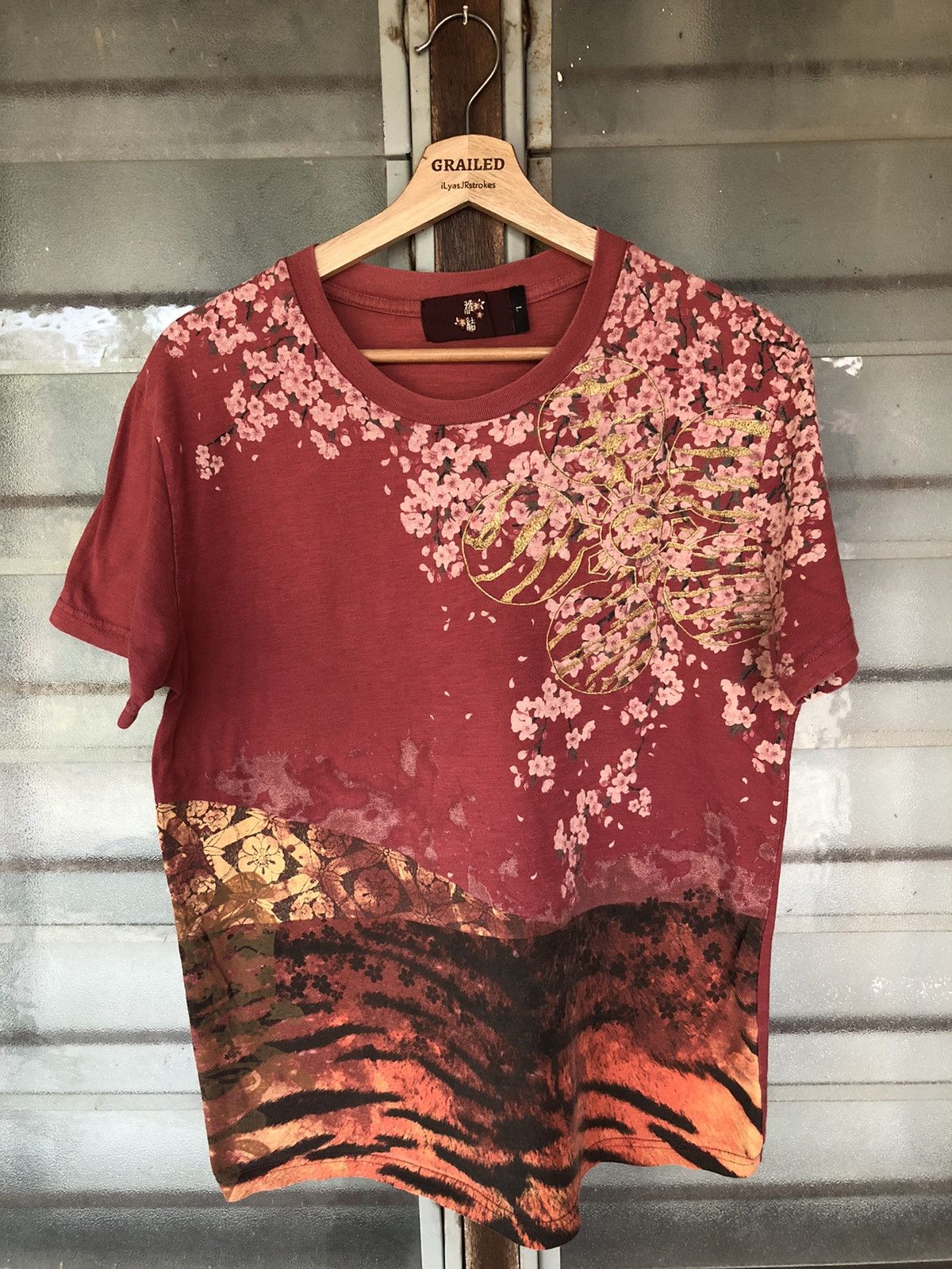Bullet Noise Vintage Japanese Classic Script Yajie Shirt Tee Size US L / EU 52-54 / 3 - 2 Thumbnail