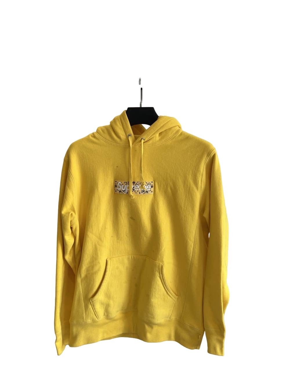Supreme × Vintage Supreme 2003 Silver on Silver Box Logo Hoodie
