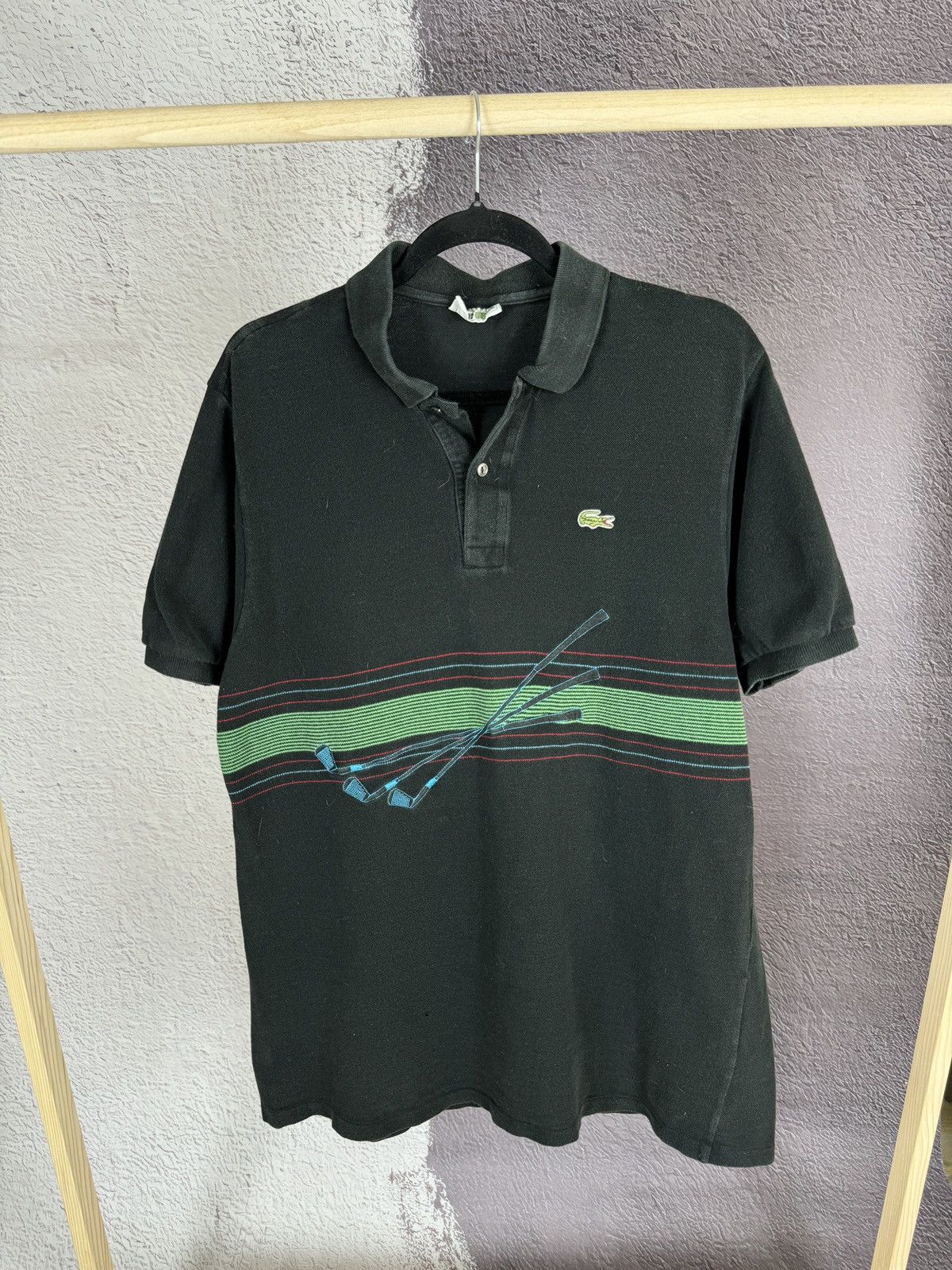 Lacoste × Vintage Chemise Lacoste vintage 90s Golf Polo Shirt XL Size US XL / EU 56 / 4 - 1 Thumbnail
