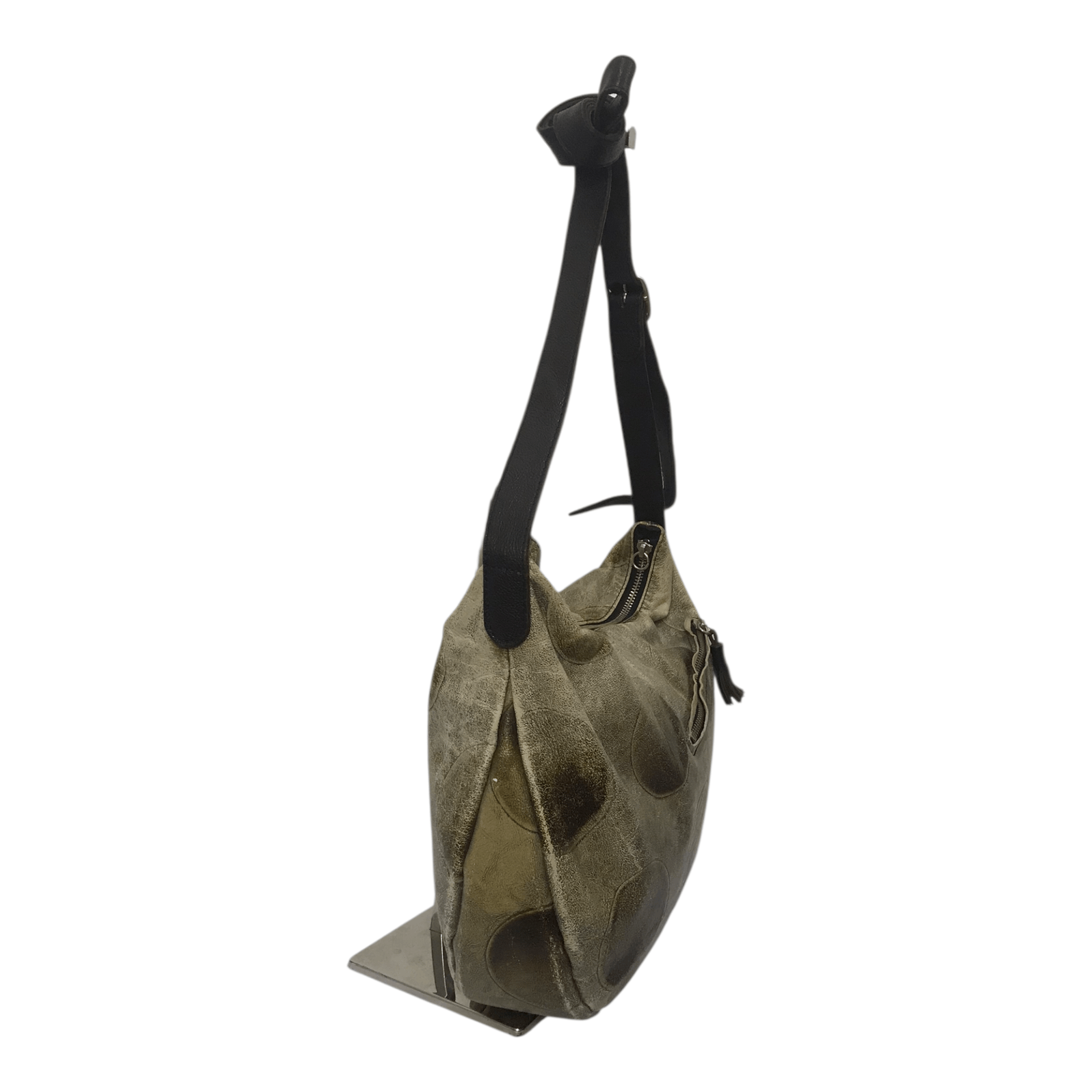 Japanese Brand Cream Leather Bag Size ONE SIZE - 4 Thumbnail