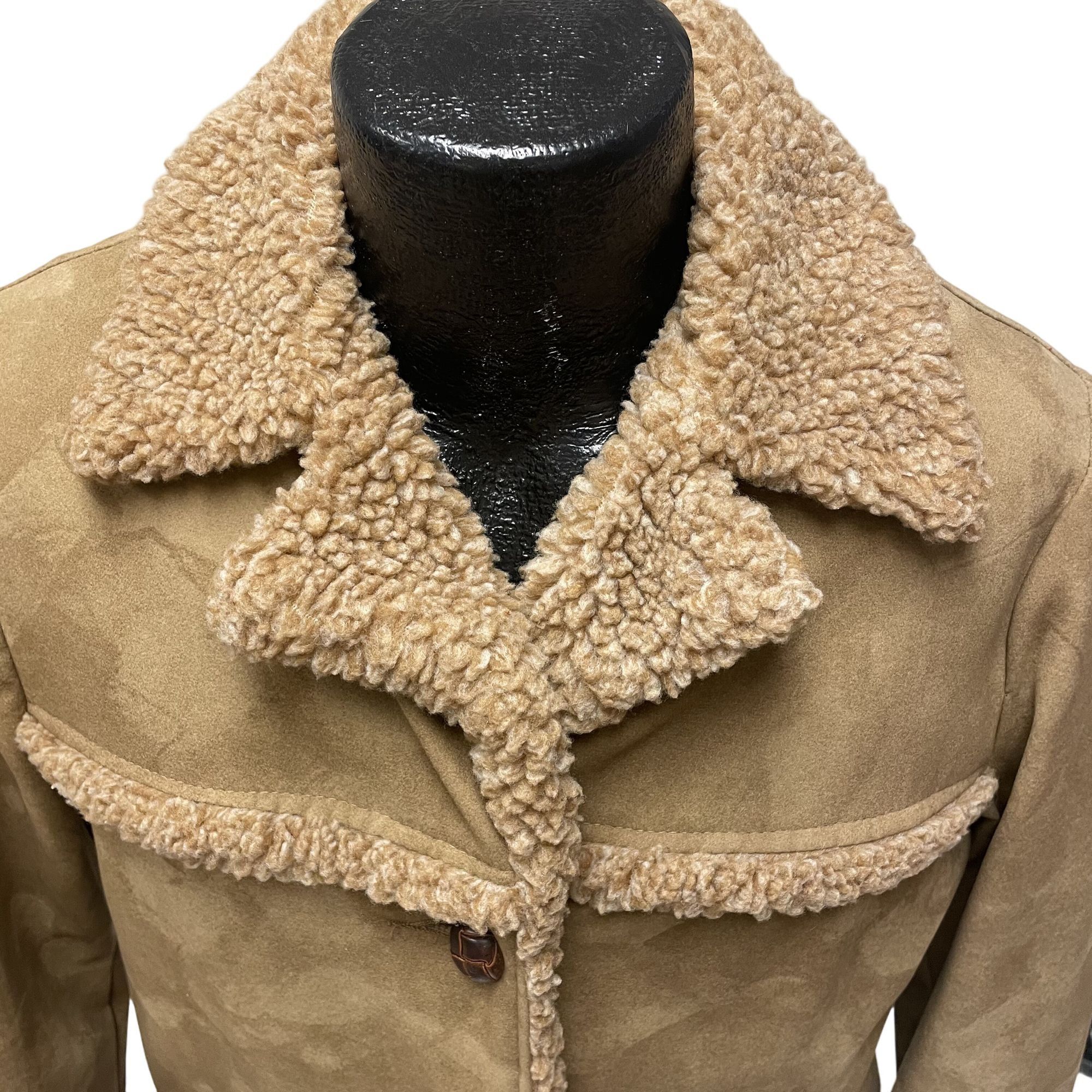 Other Vtg Fingerhut Brown FELTED Vinyl MOUNTAIN MAN Jacket Size XXL / US 16-18 / IT 52-54 - 2 Thumbnail