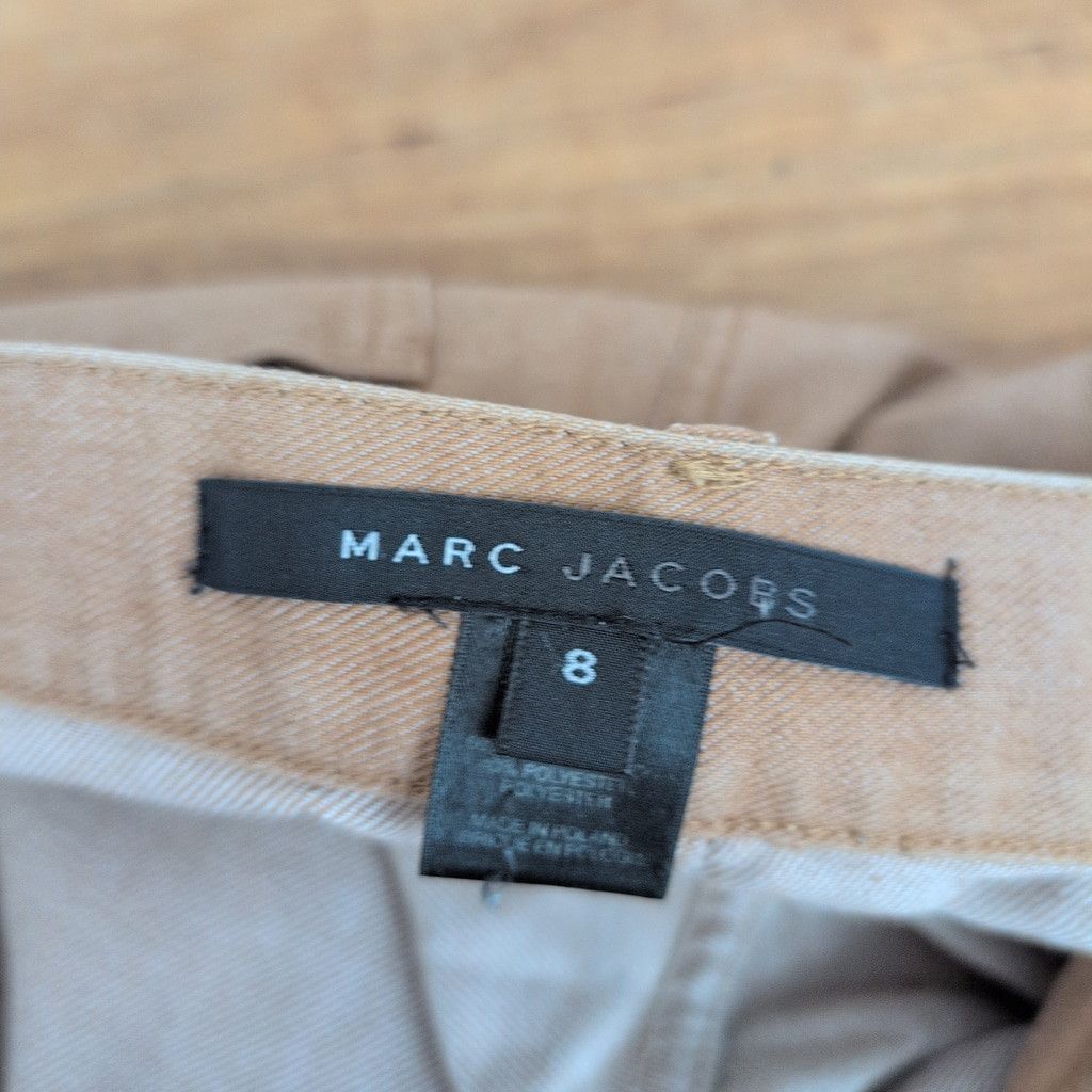 Marc Jacobs Ladies' Marc Jacobs Brown Twill Pants with side stripe 8 Size 30" / US 8 / IT 44 - 2 Thumbnail
