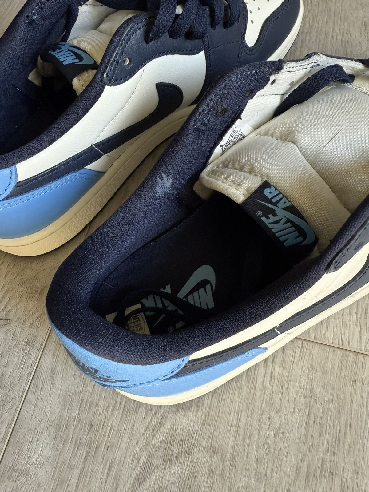 Jordan Brand Jordan 1 retro low og obsidian Size US 9 / EU 42 - 7 Thumbnail