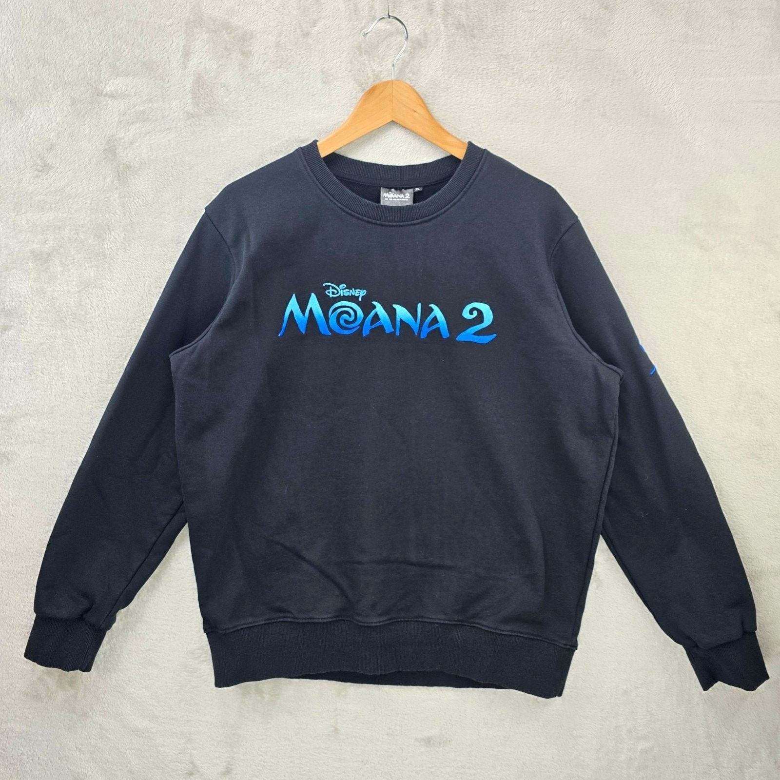 Disney Disney Moana 2 Sweatshirt Unisex XL Black Blue Movie Promo Size US XL / EU 56 / 4 - 1 Thumbnail