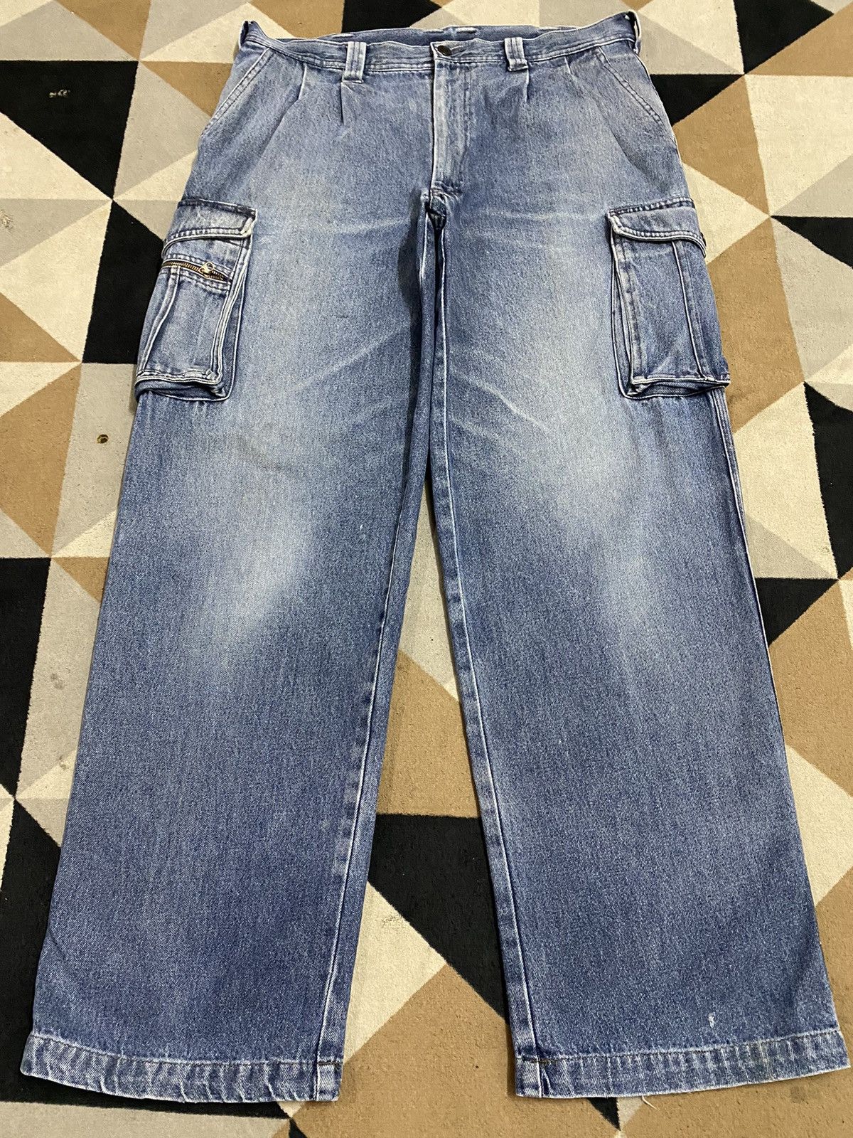 Hope Hope Stockholm Flash Denim Sand Wide Leg Jeans | Grailed