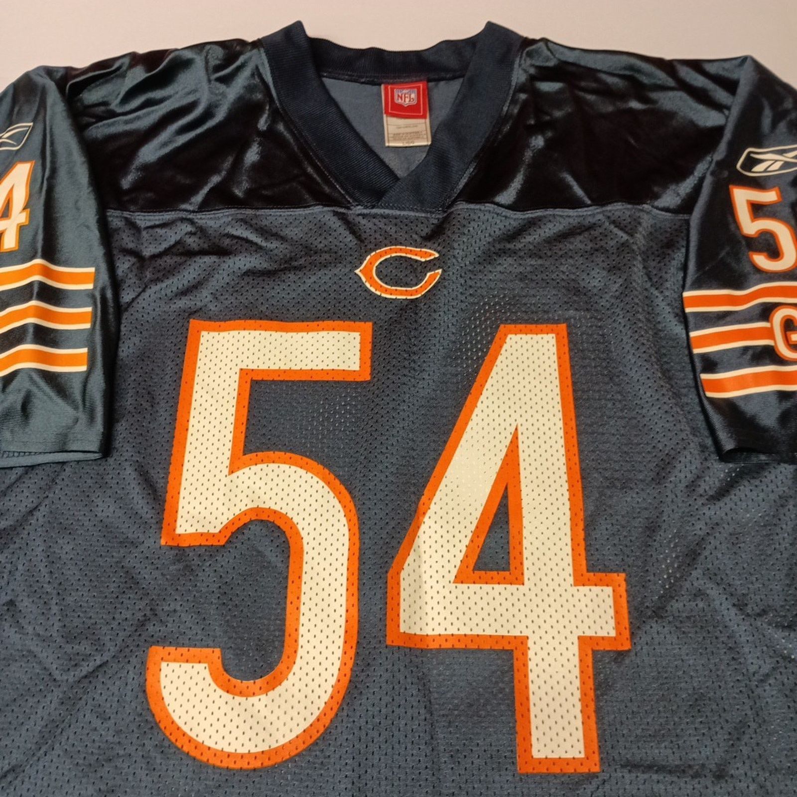 Reebok Chicago Bears Urlacher Jersey #54 Men Size L Blue NFL Reebok Size US L / EU 52-54 / 3 - 2 Thumbnail