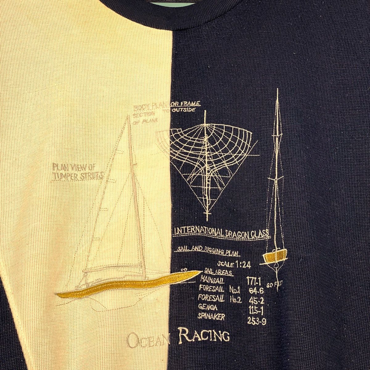 Vintage Vintage Worldlivet Ocean Racing Crewneck Sweatshirt Size US M / EU 48-50 / 2 - 4 Thumbnail