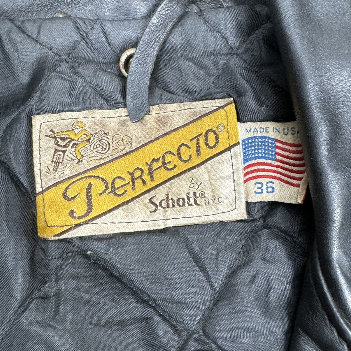 Schott ☀️SCHOTT PERFECTO 618 LEATHER JACKET Size US S / EU 44-46 / 1 - 14 Thumbnail