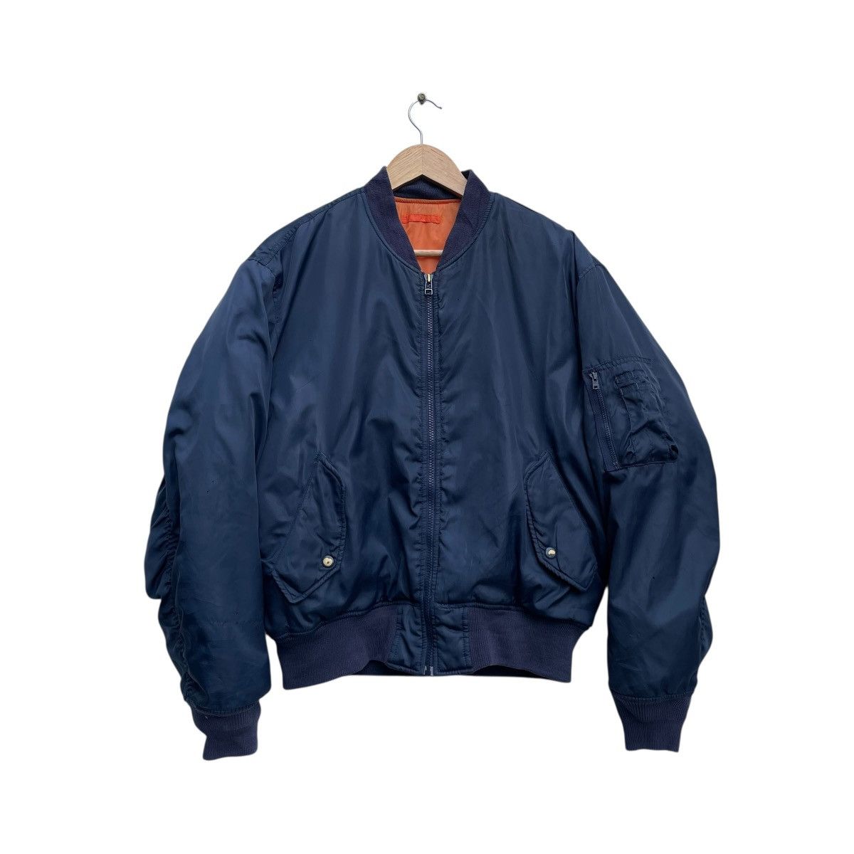 Japanese Brand 💥Vintage Bomber Ma 1 Flight Jacket Size US M / EU 48-50 / 2 - 1 Thumbnail