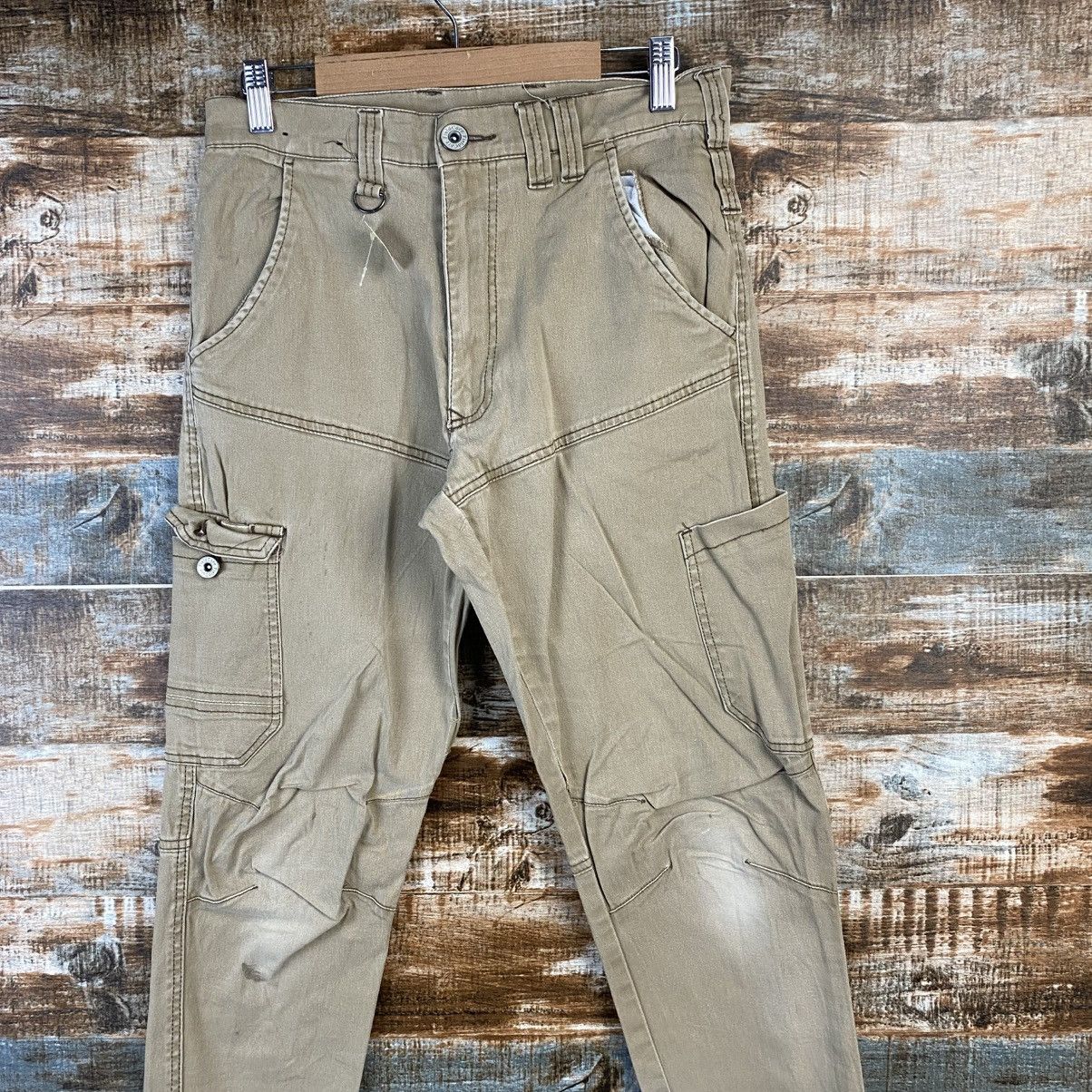 Japanese Brand DL Field Core Beige Joggers cargo Pants #C780 Size US 27 - 2 Thumbnail