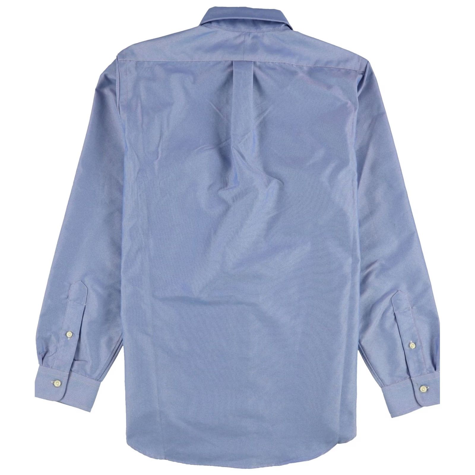 Ralph Lauren Ralph Lauren Mens Classic Fit Button Up Shirt, navy, Medium Neck Size US M / EU 48-50 / 2 - 2 Thumbnail