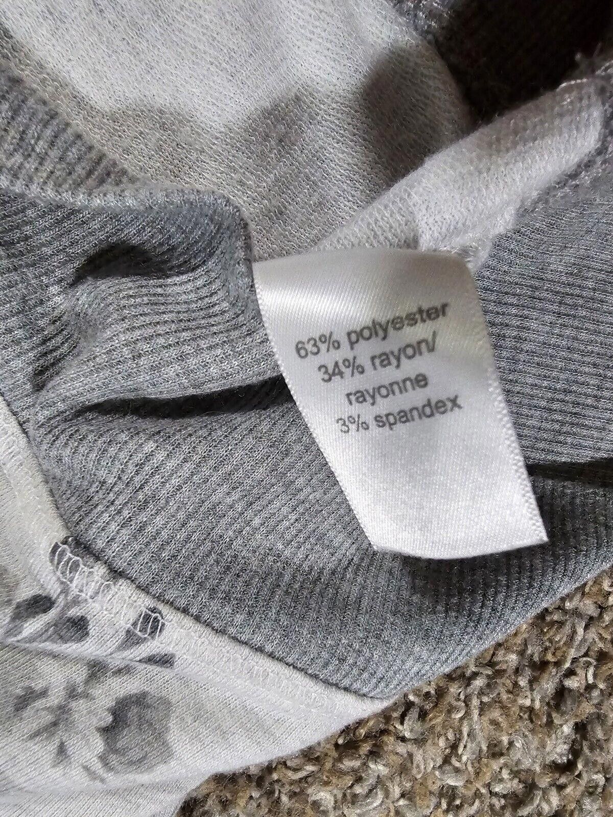 Designer Maurices floral open slit shoulder top XS gray Size XS / US 0-2 / IT 36-38 - 9 Thumbnail