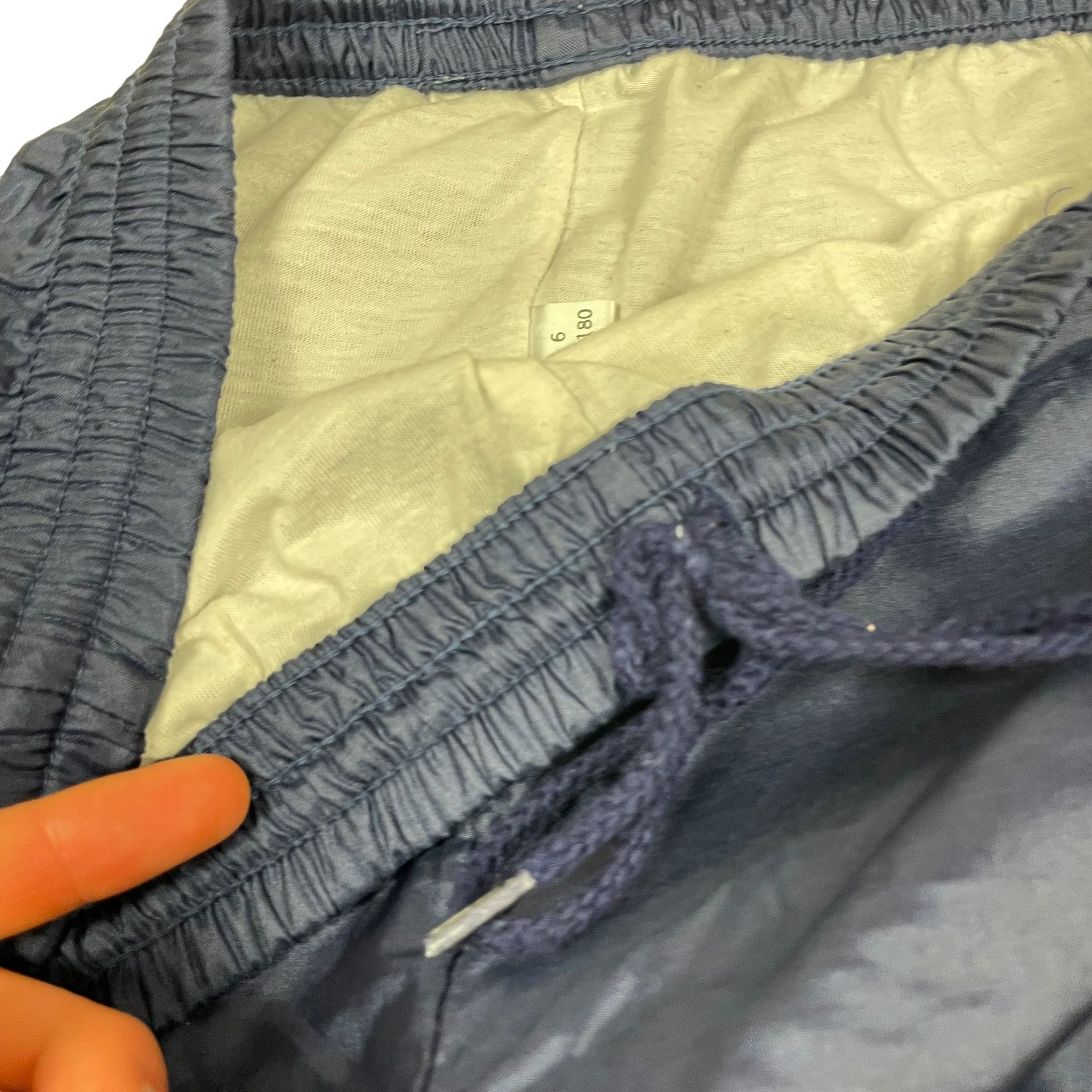 Adidas × Vintage Vintage Adidas Men's Navy Nylon Embroidered Logo Track Pants Size US 30 / EU 46 - 7 Thumbnail