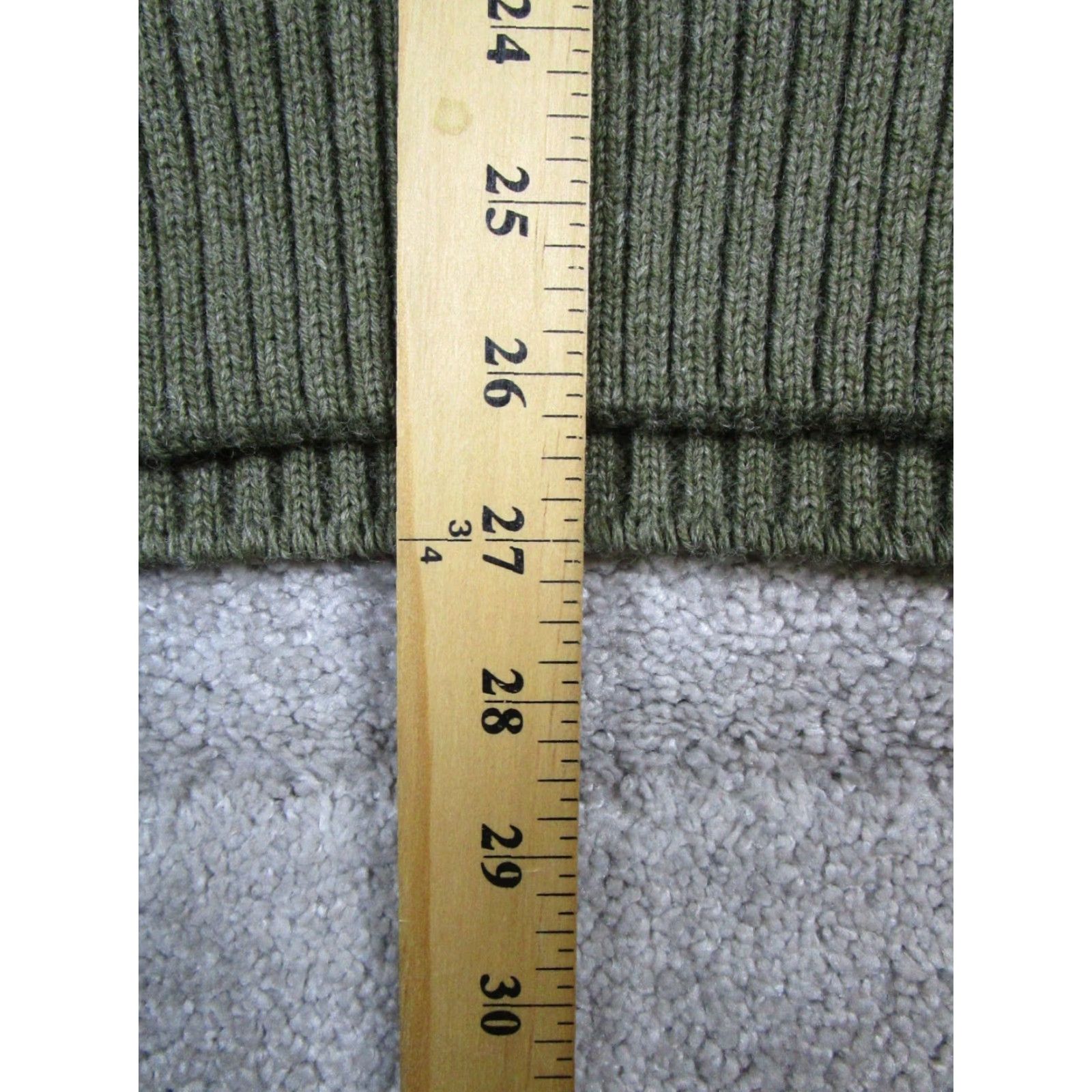 Vintage VINTAGE High Trek Mens XL Green Knit Hiking Pullover Sweater Mock Neck Long Sleeve Regular Fit N/A Size US XL / EU 56 / 4 - 8 Thumbnail
