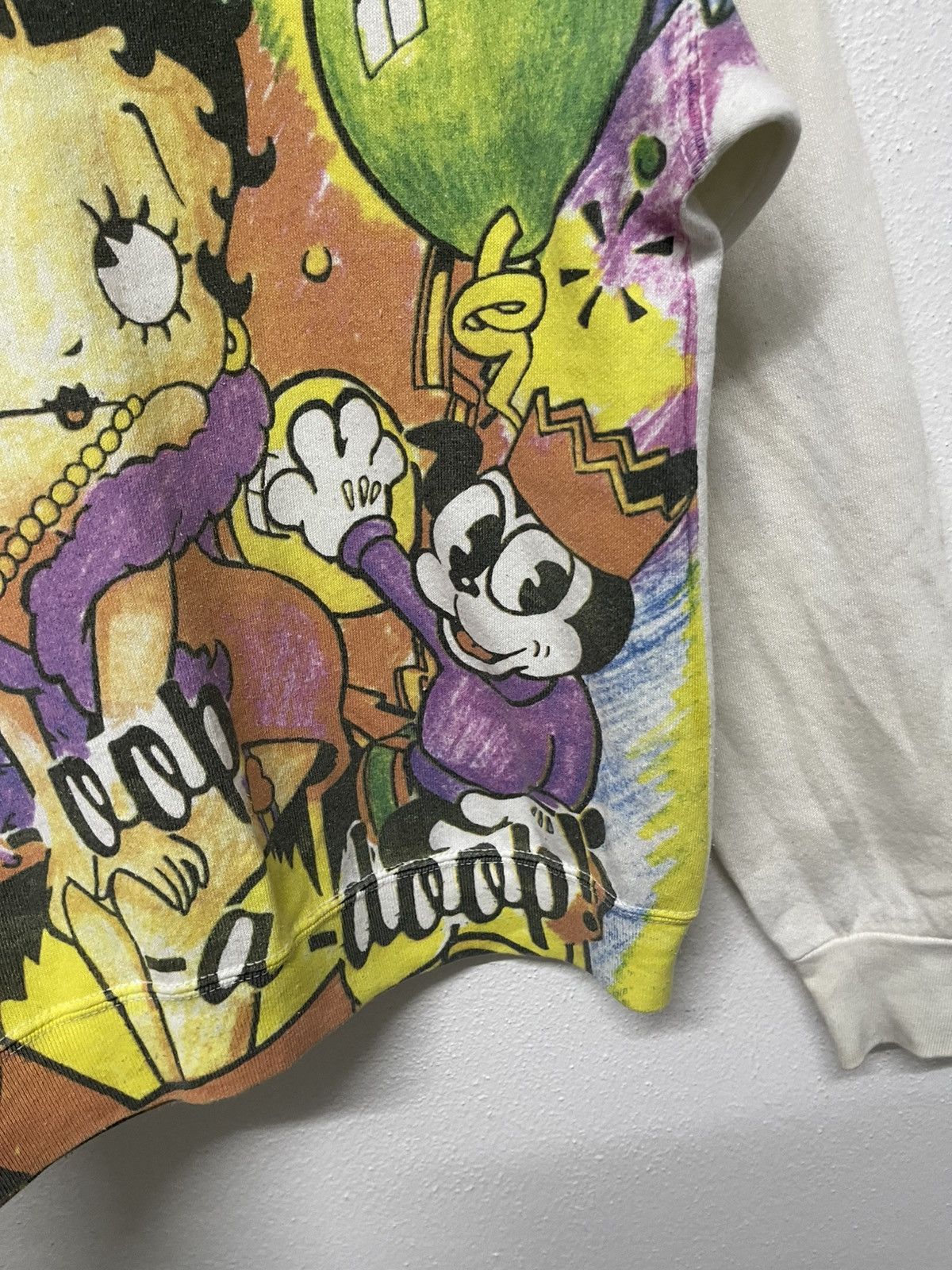 Cartoon Network 90s BETTY BOOP AOP SWEATSHIRT RARE DESIGN Size US M / EU 48-50 / 2 - 8 Thumbnail