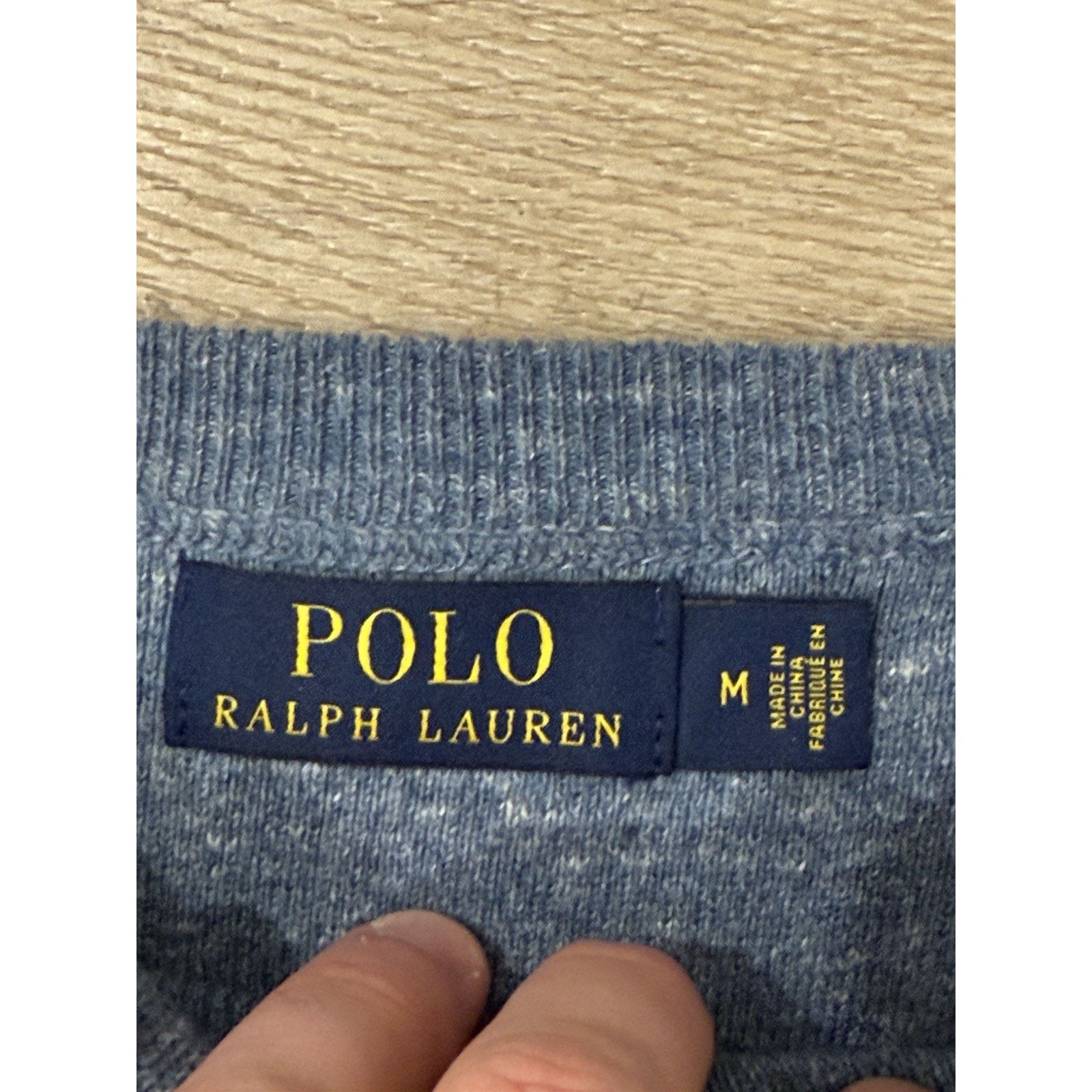 Polo Ralph Lauren Polo Ralph Lauren Sweater Blue Crewneck Pullover Cotton Logo Size US M / EU 48-50 / 2 - 3 Thumbnail