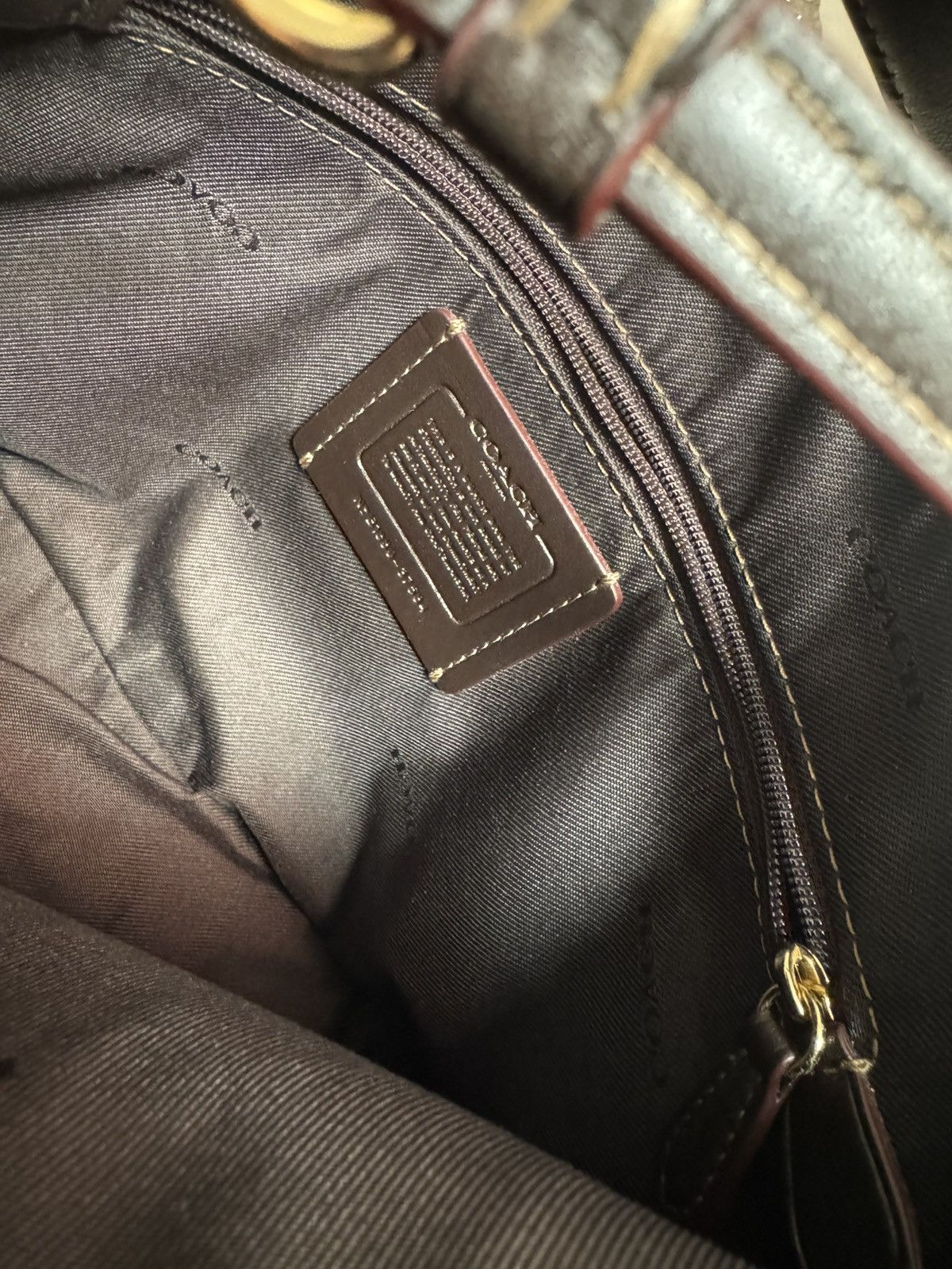 Coach Coach Tan and Brown Signature Shoulder Bag with Wallet NWOT Size ONE SIZE - 6 Thumbnail