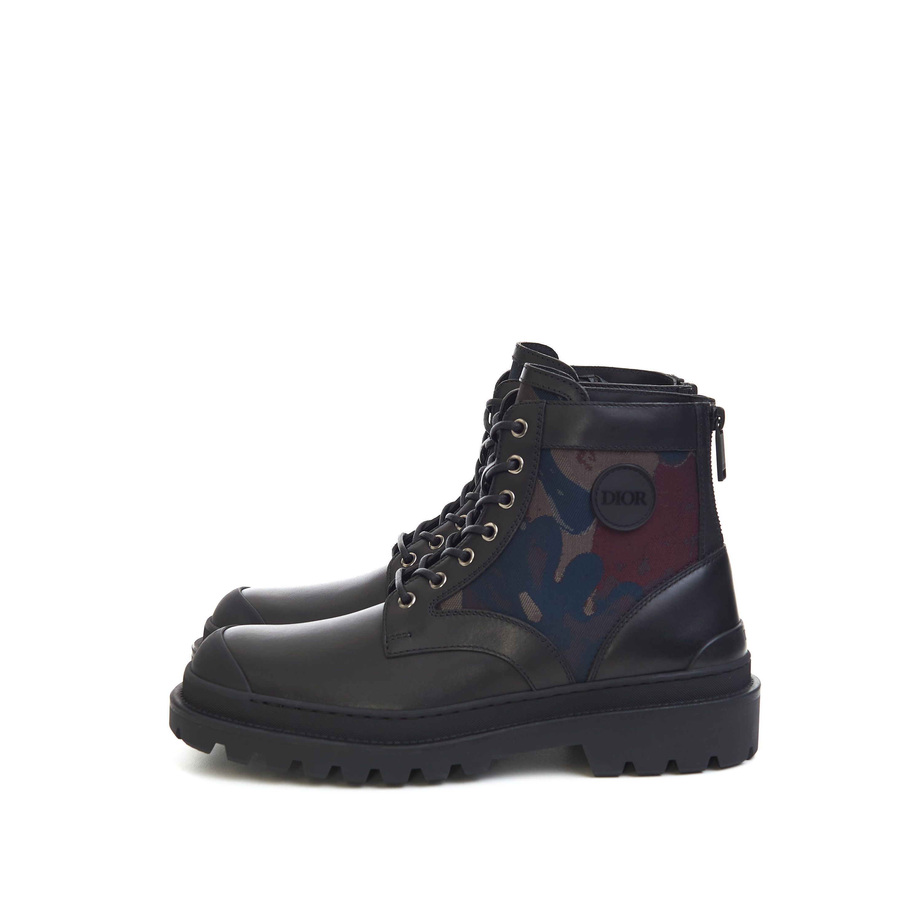 Dior x Peter Doig Explorer Ankle Boots In Black Smooth Calfskin Size US 8 / EU 41 - 5 Thumbnail