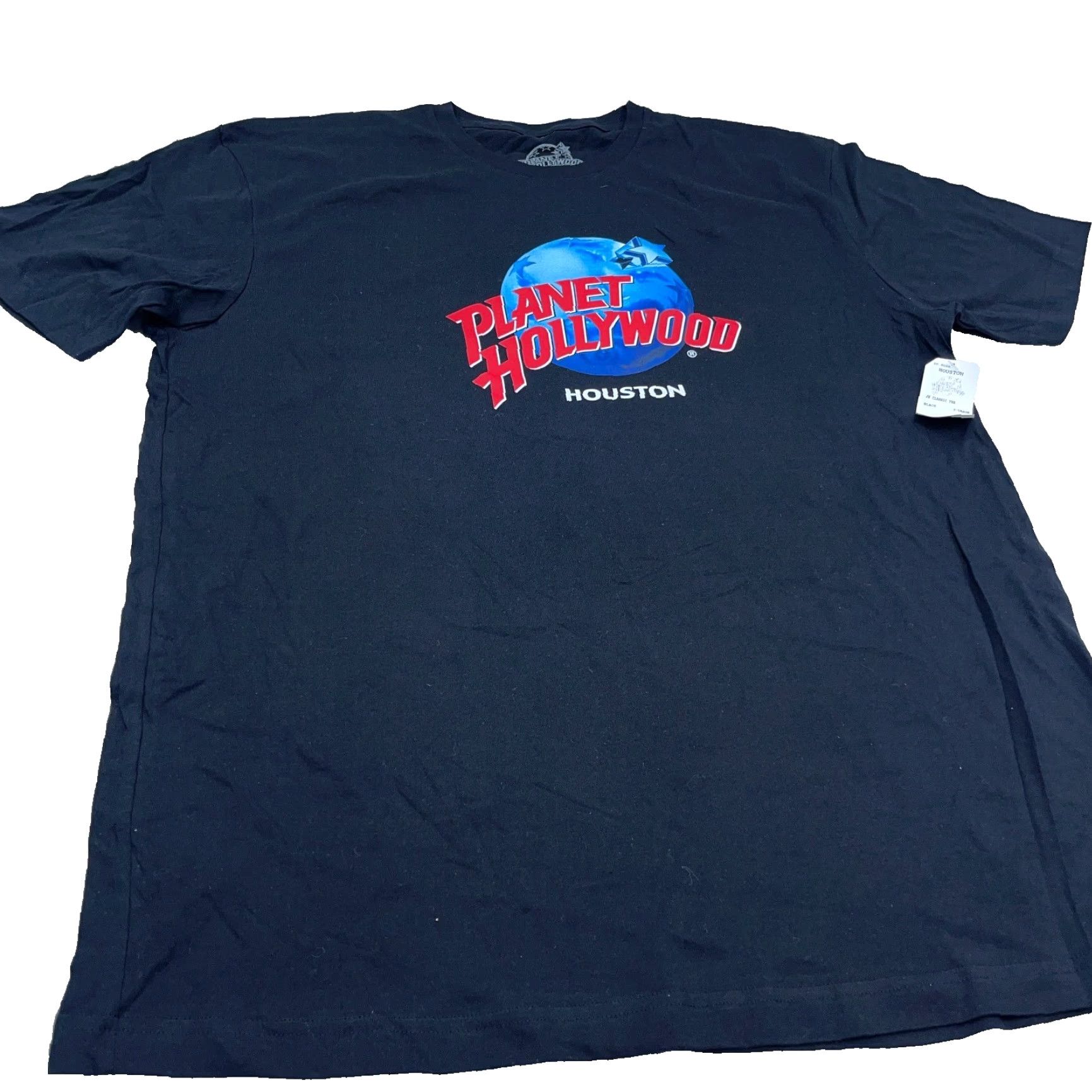 Planet Hollywood Planet Hollywood Shirt Men XL Black Logo 90s Retro Houston Tee Adult T-Shirt Shirt Mens Size US XL / EU 56 / 4 - 3 Thumbnail