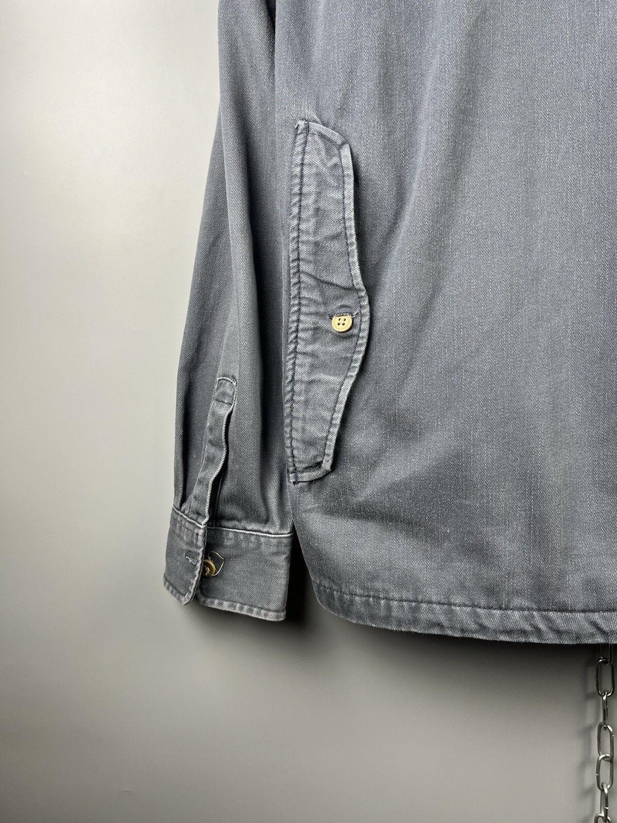 Allsaints Allsaints Mens Button Long Sleeve Overshirt Jacket Size US L / EU 52-54 / 3 - 13 Thumbnail